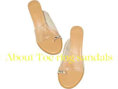 Toe ring sandals