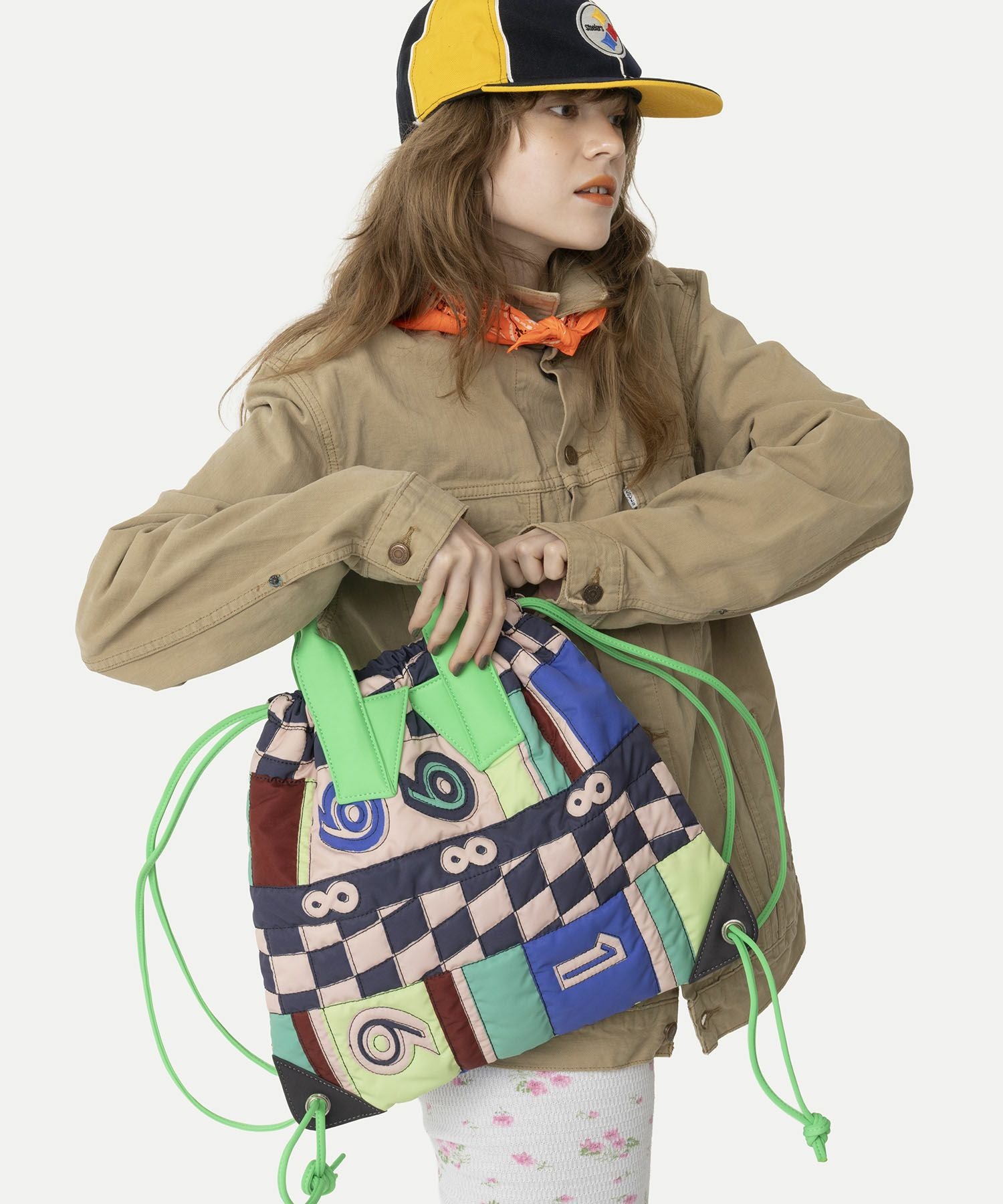   リロックキルトバッグ HEY! Mrs ROSE(ヘイ！ミセスローズ)プリントキルトバッグ | CASSELINI