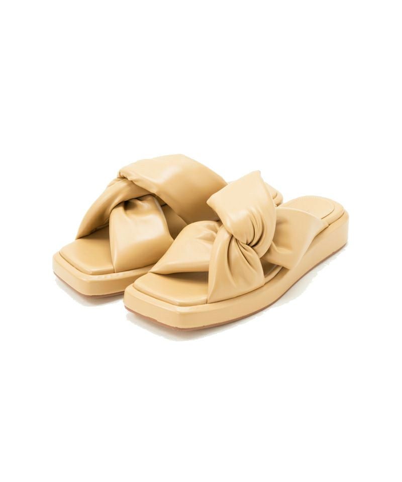 るるのすけ LE VERNIS(ル・ベルニ)Volume cross sandals | CASSELINI ONLINE SHOP