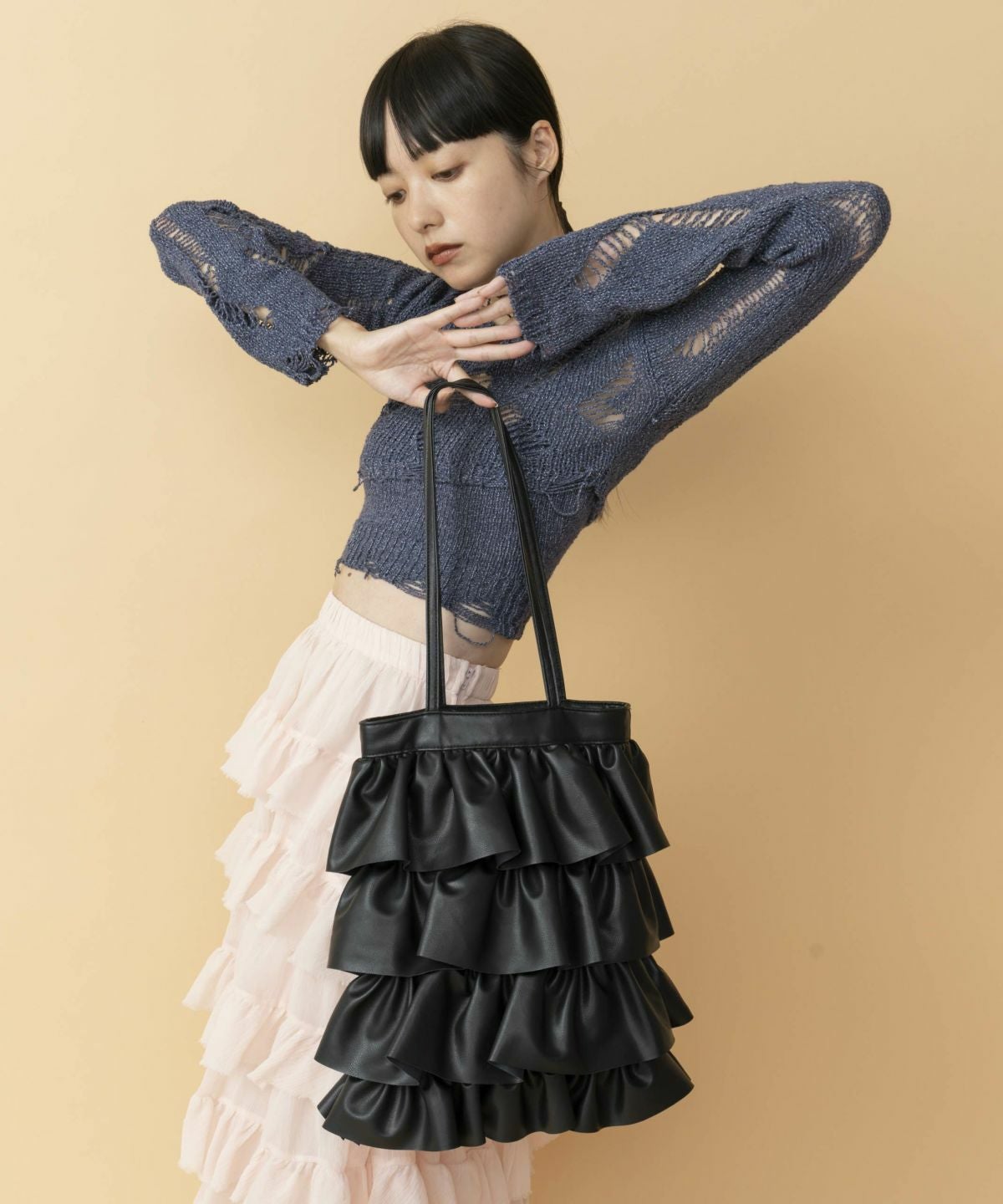 Casselini(キャセリーニ)フリルトートバッグ | CASSELINI ONLINE SHOP