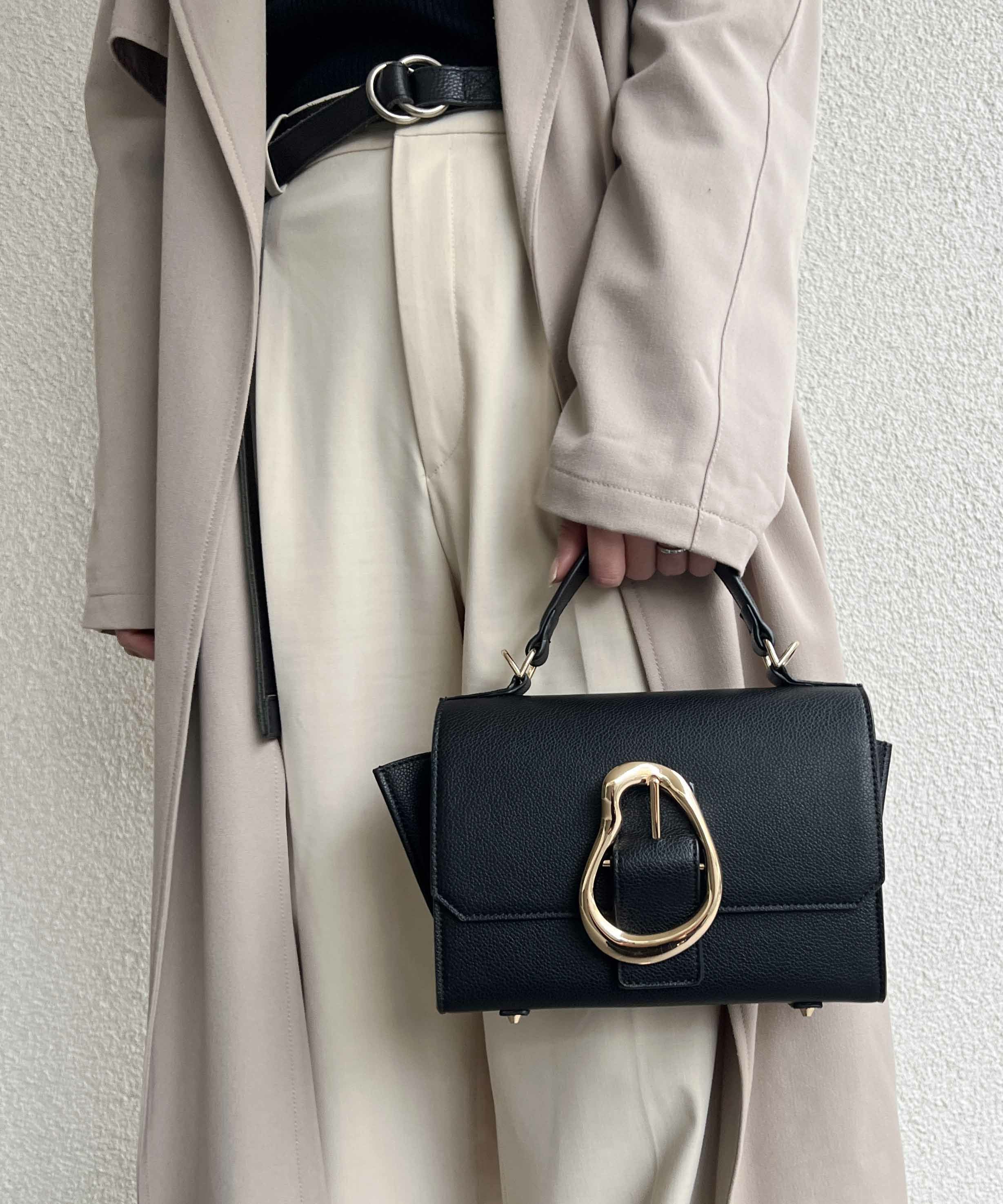 【美品】LE VERNIS ルベルニ Poire velvet bag ブラック Le Vernis（ル・ベルニ） ハンドバッグ POIR VELVET BAG : ZOZOTOWN
