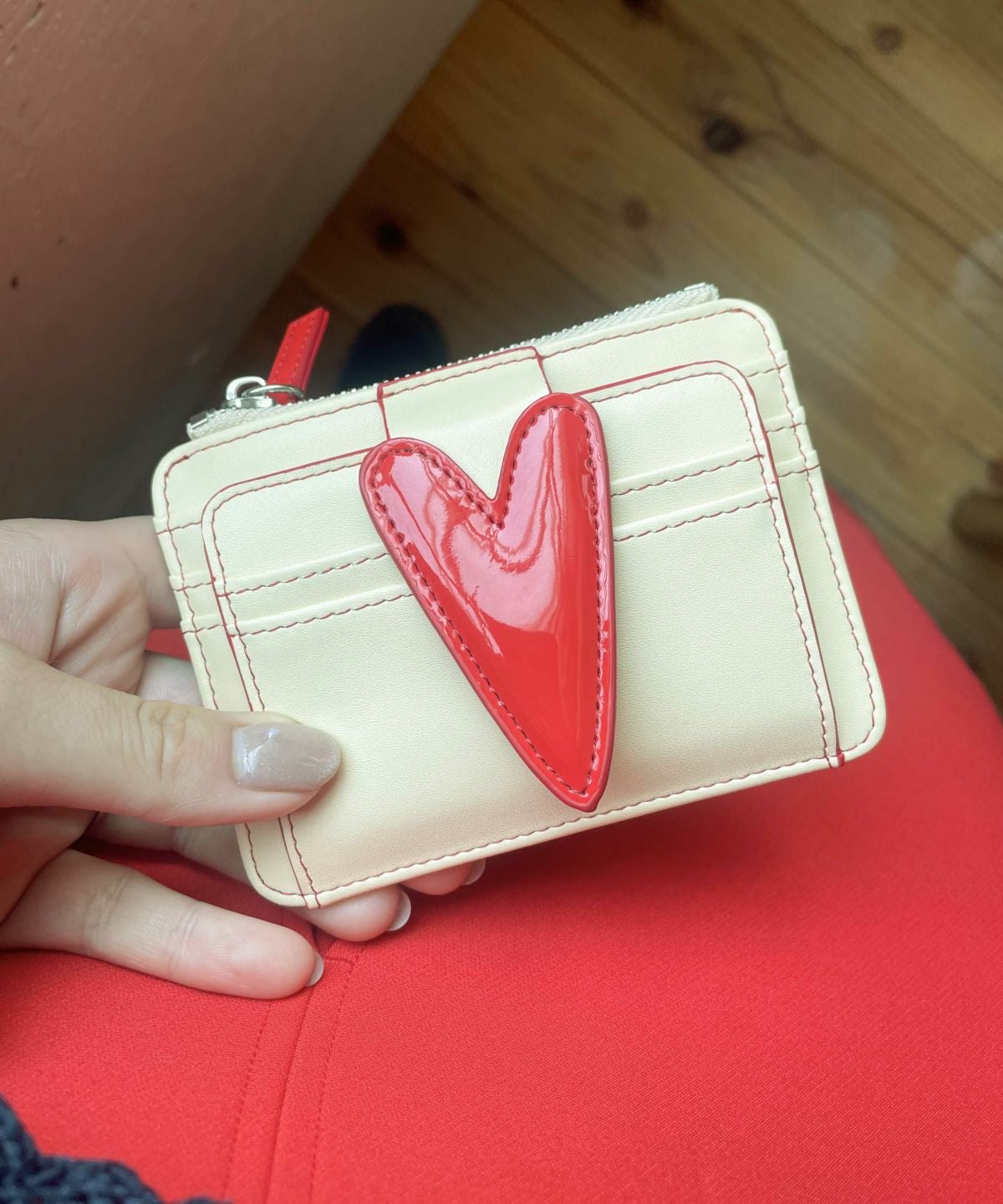 Casselini(キャセリーニ)ハートモチーフマルチカードケース