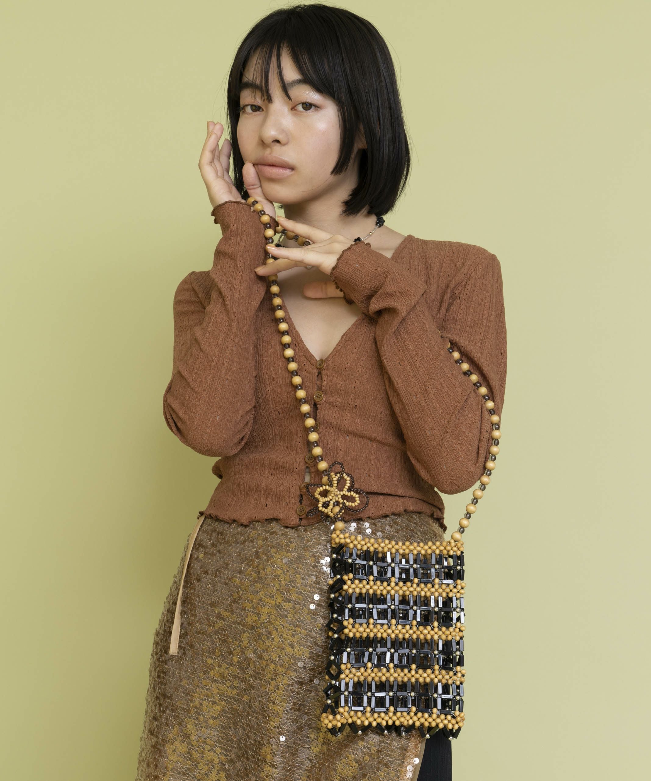 【専用です】アンテイークビーズのポシェットです。 Casselini(キャセリーニ)ミックスビーズポシェット | CASSELINI ONLINE
