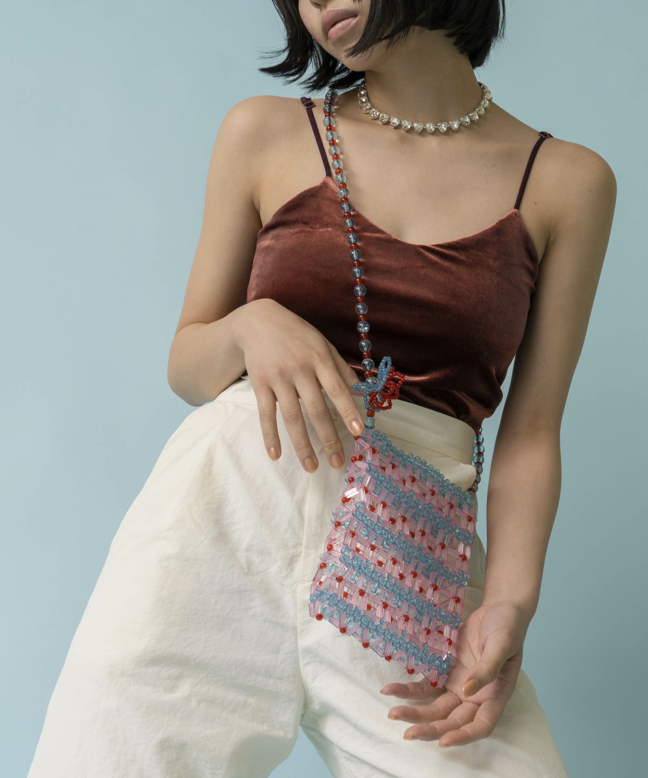 【専用です】アンテイークビーズのポシェットです。 Casselini(キャセリーニ)ミックスビーズポシェット | CASSELINI ONLINE