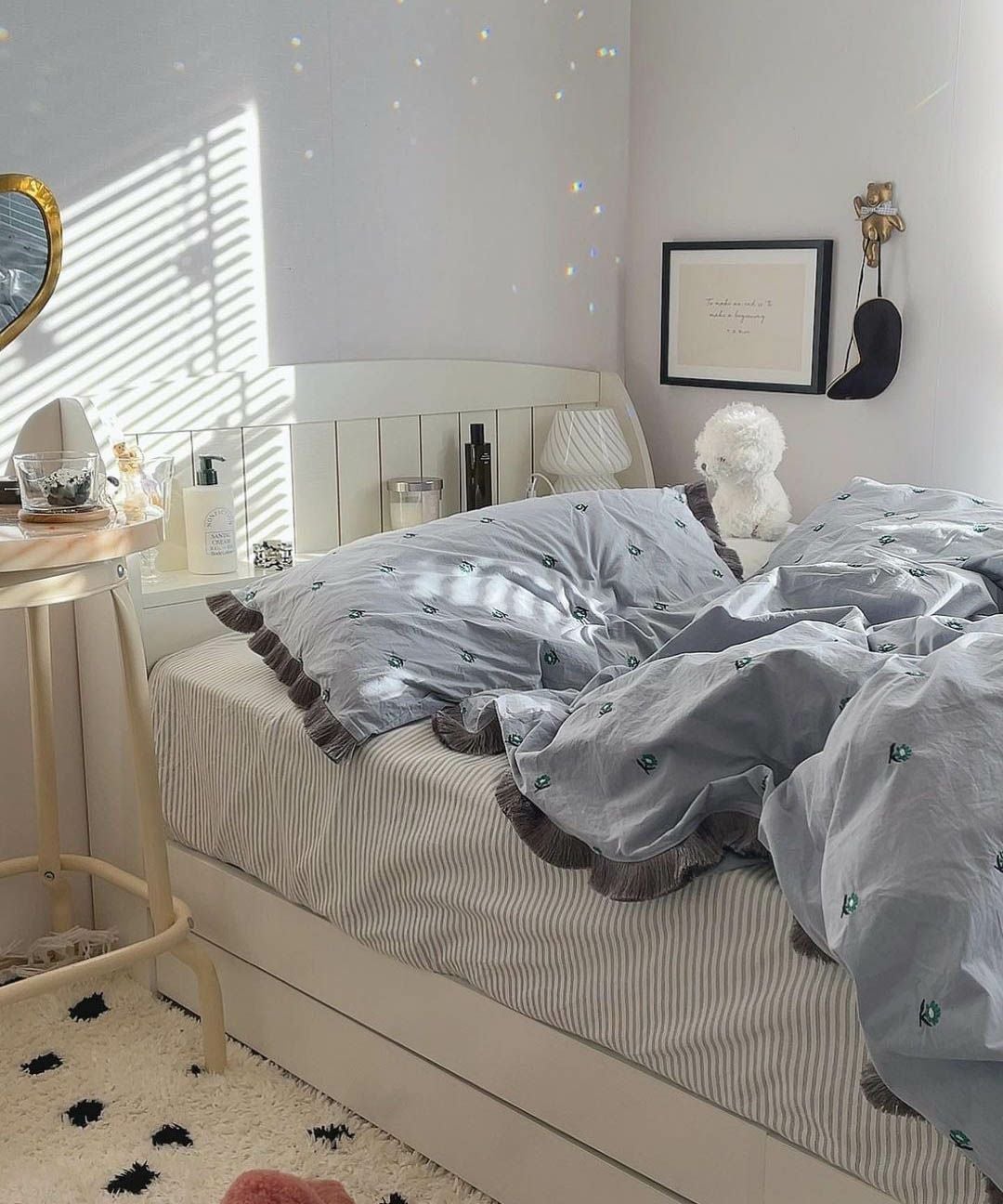 Casselini HOME(キャセリーニ ホーム)フリンジ掛布団カバー