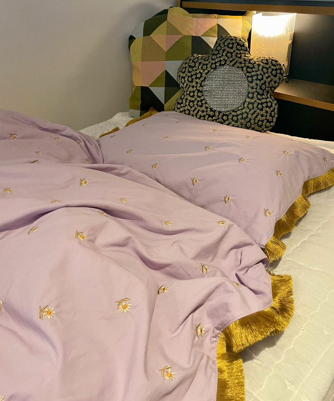 Casselini HOME(キャセリーニ ホーム)フリンジ掛布団カバー