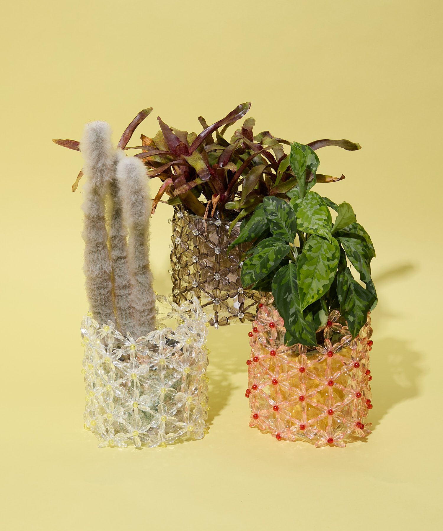 NINO PARRUCCA 花瓶カバー Casselini HOME(キャセリーニ ホーム)フラワービーズ鉢カバー