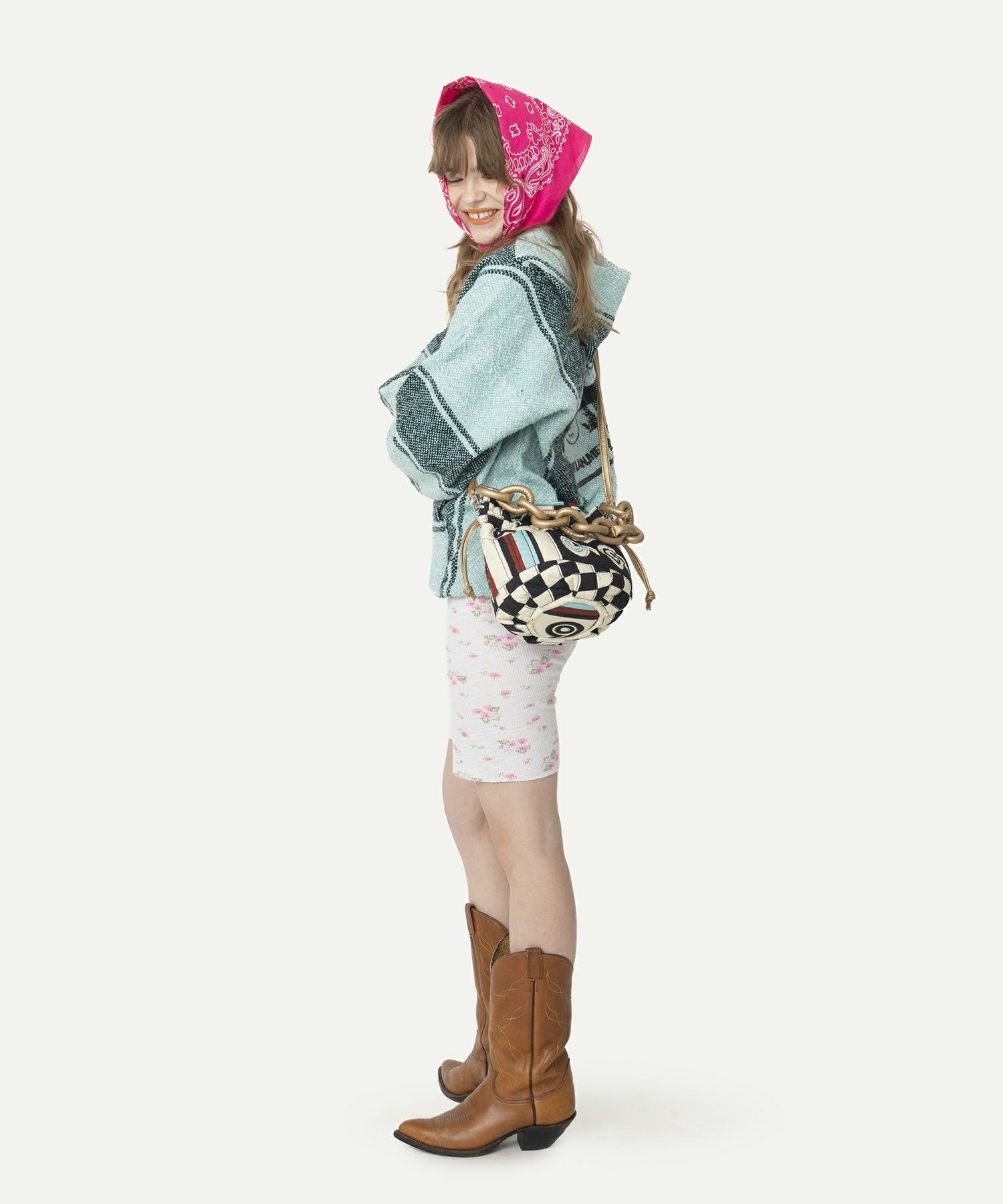 HEY! Mrs ROSE(ヘイ！ミセスローズ)プリントキルト巾着 | CASSELINI