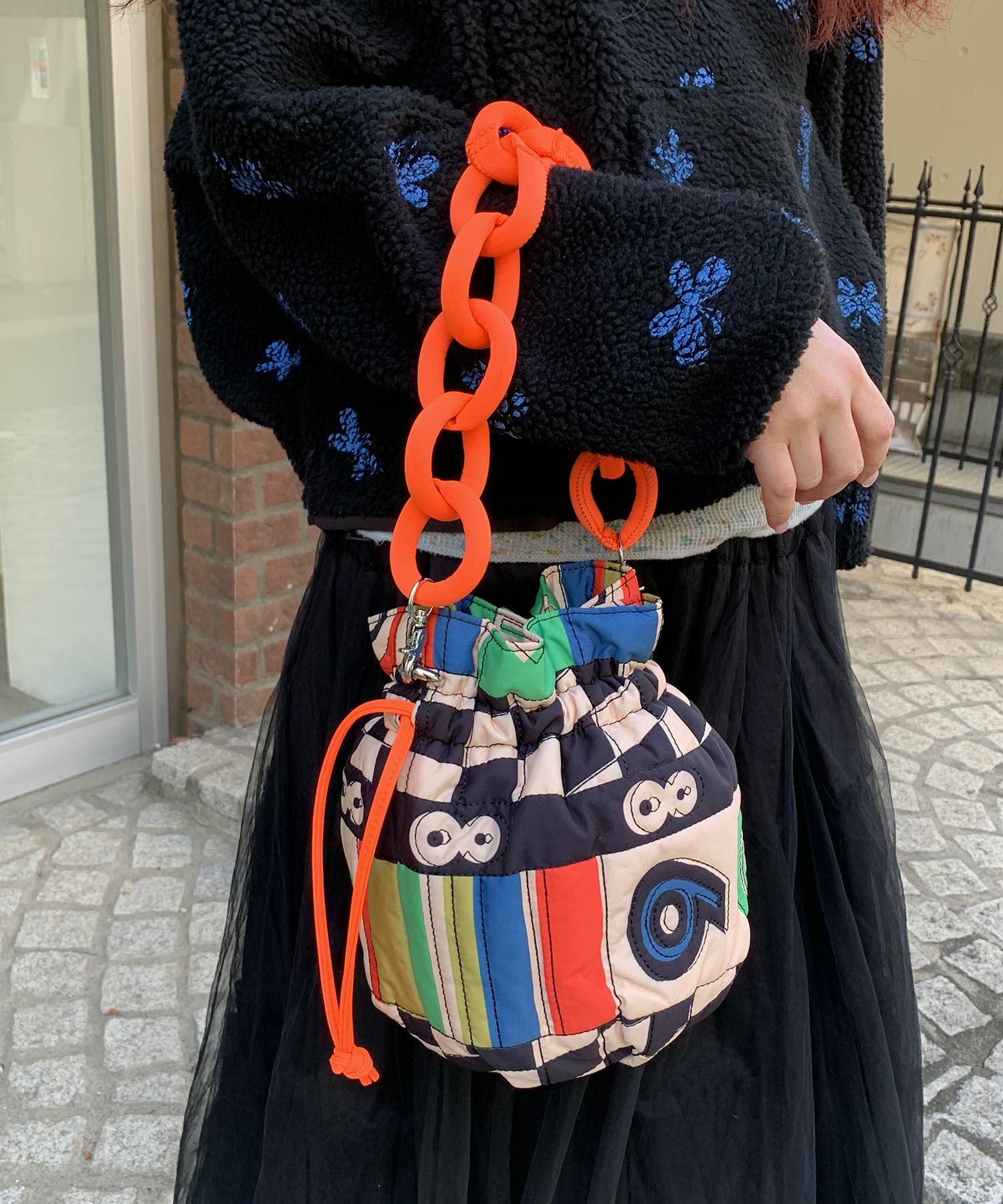 HEY! Mrs ROSE(ヘイ！ミセスローズ)プリントキルト巾着 | CASSELINI