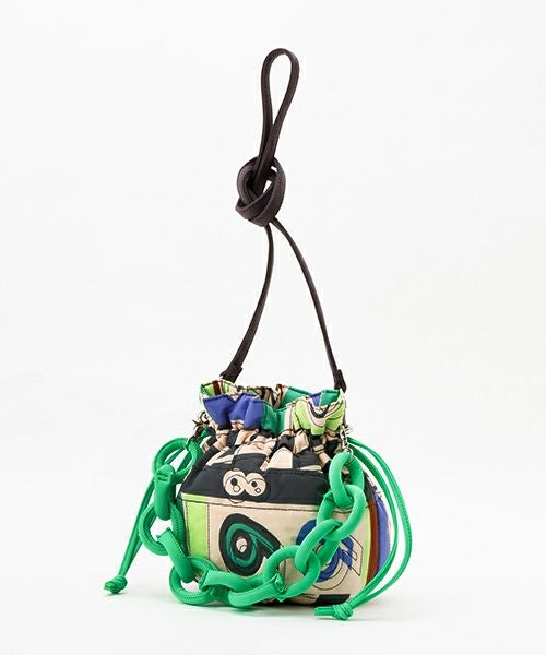 HEY! Mrs ROSE(ヘイ！ミセスローズ)プリントキルト巾着 | CASSELINI