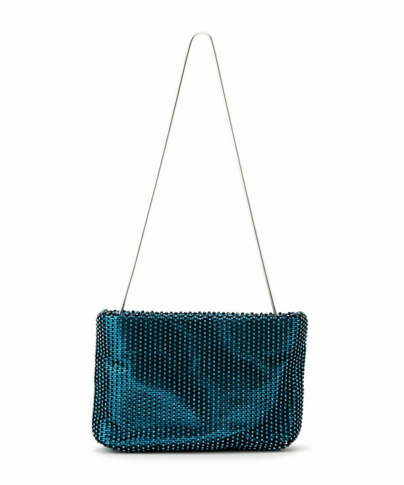 インド産 カバンサイト on カルサイト｜二色ブルー キラキラ コレクション Casselini(キャセリーニ)キラキラネットバッグ | CASSELINI ONLINE SHOP