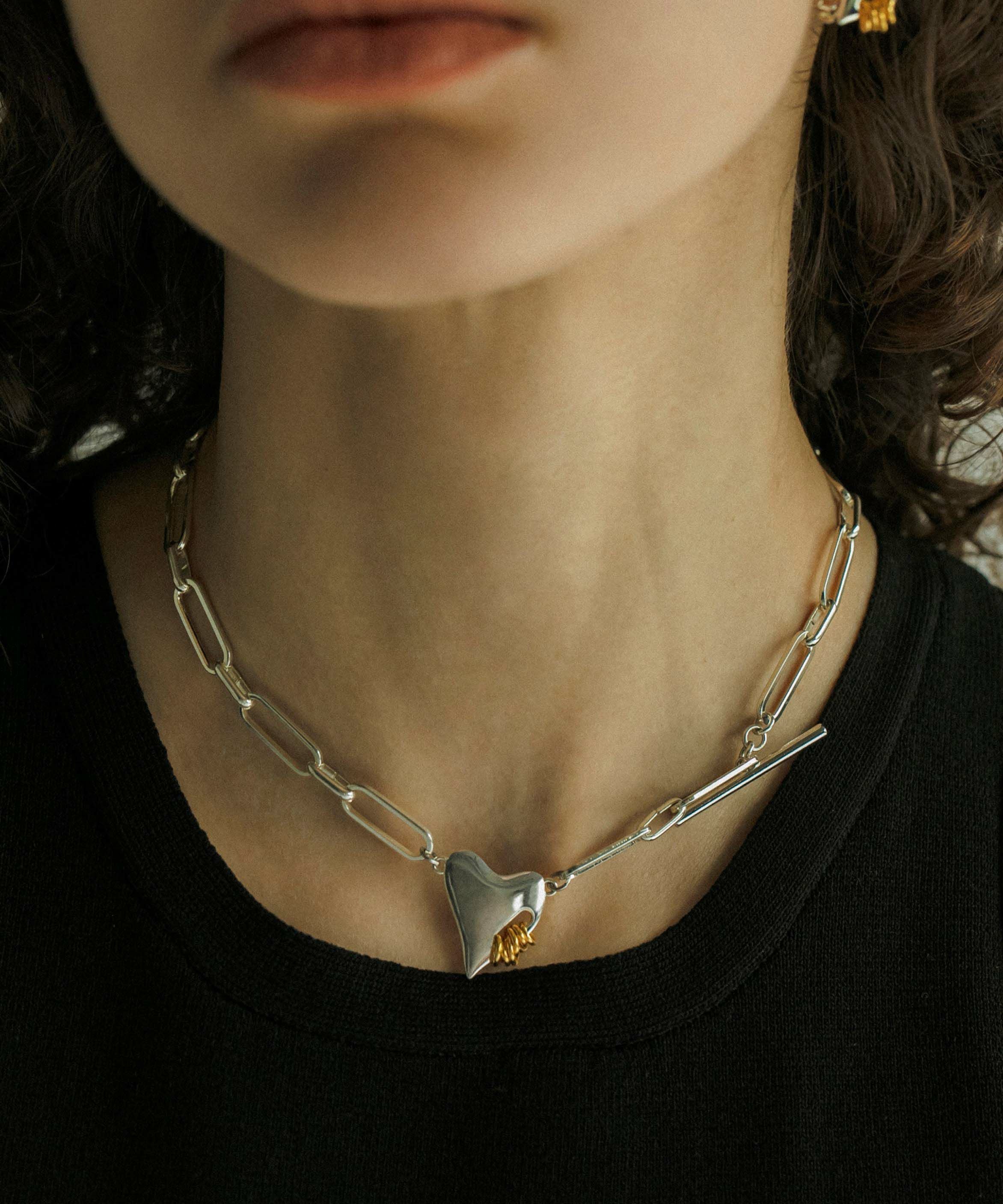 LAPUIS] Coil heart choker | CASSELINI ONLINE SHOP
