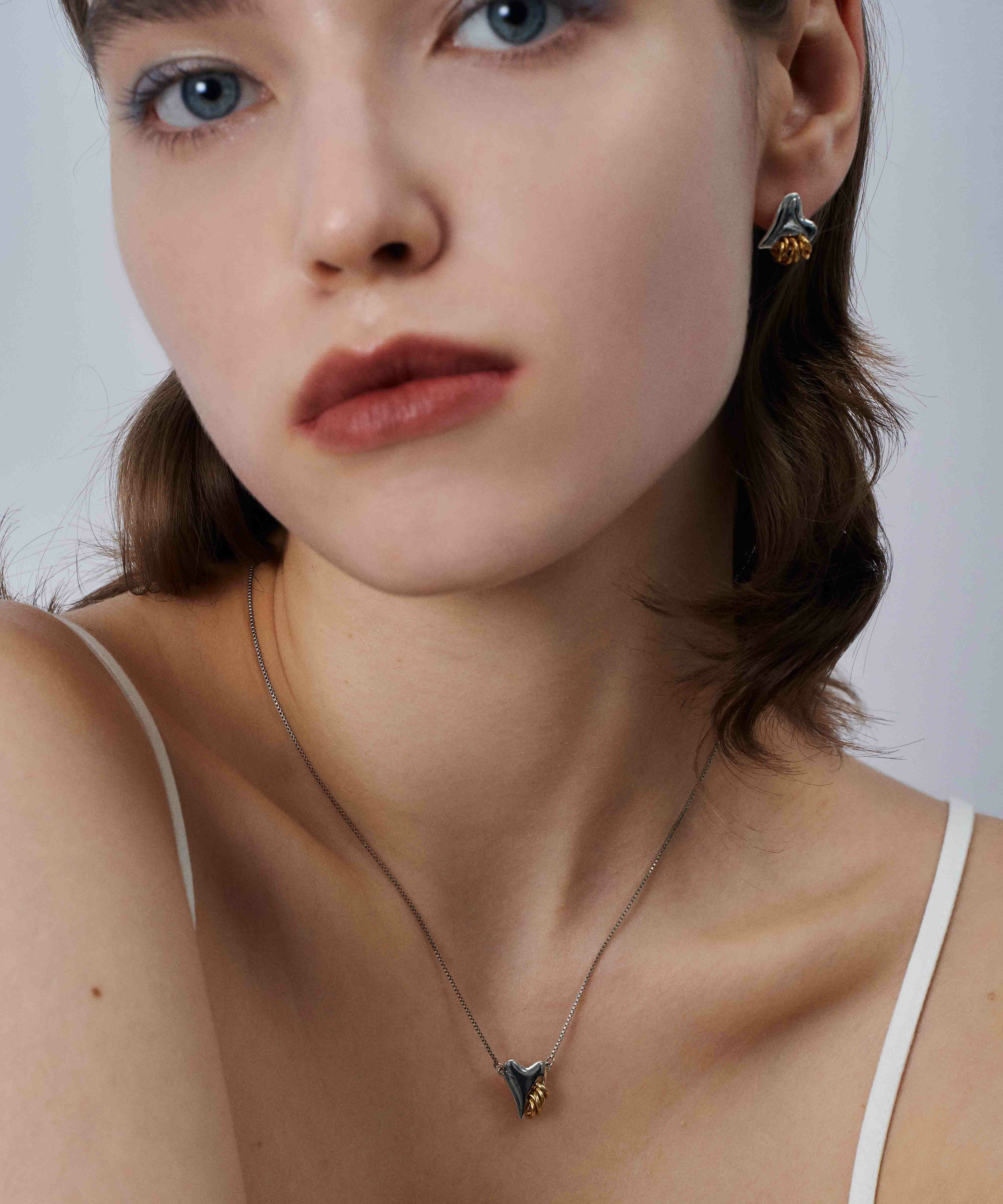LAPUIS] Coil heart necklace | CASSELINI ONLINE SHOP