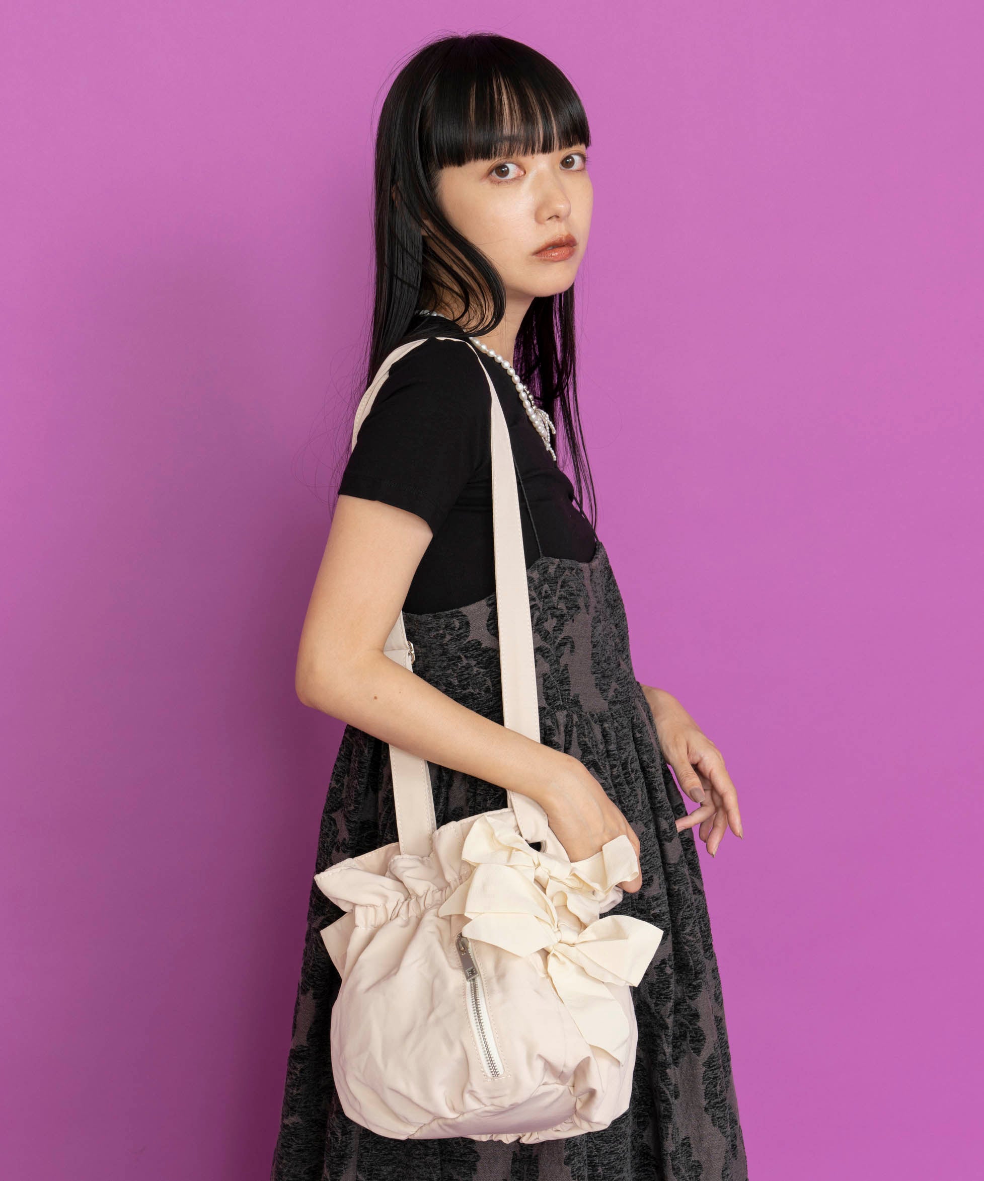 Casselini(キャセリーニ)サイドダブルリボンBAG | CASSELINI ONLINE SHOP