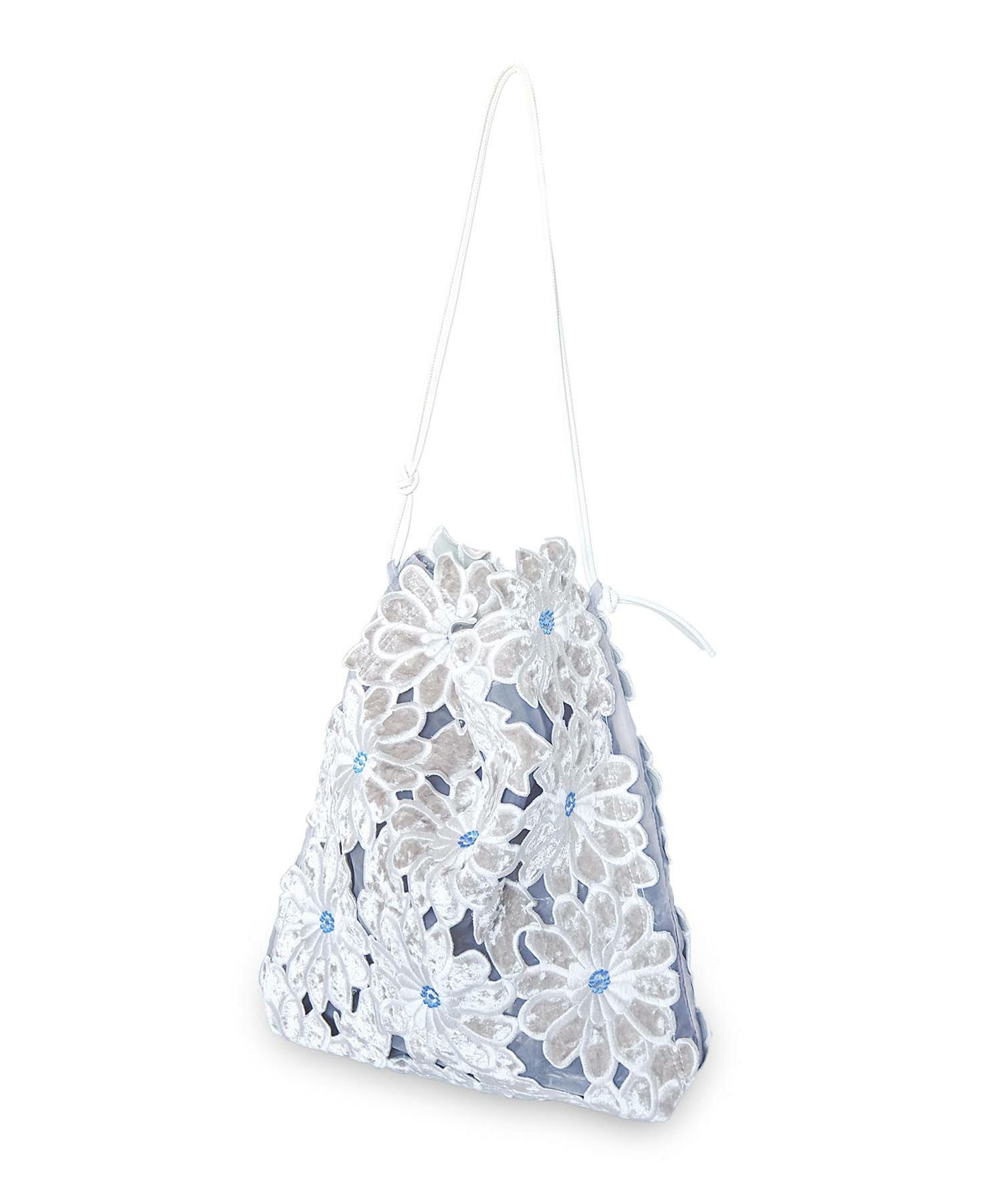 HEY! Mrs ROSE(ヘイ！ミセスローズ)ベロアフラワーTOTE | CASSELINI