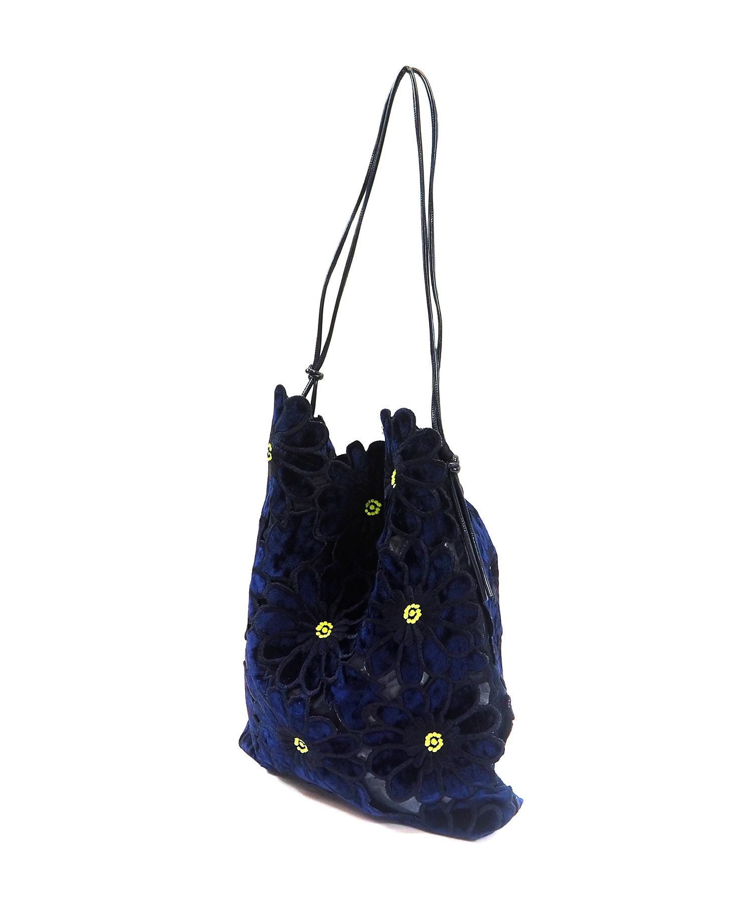 HEY! Mrs ROSE(ヘイ！ミセスローズ)ベロアフラワーTOTE | CASSELINI