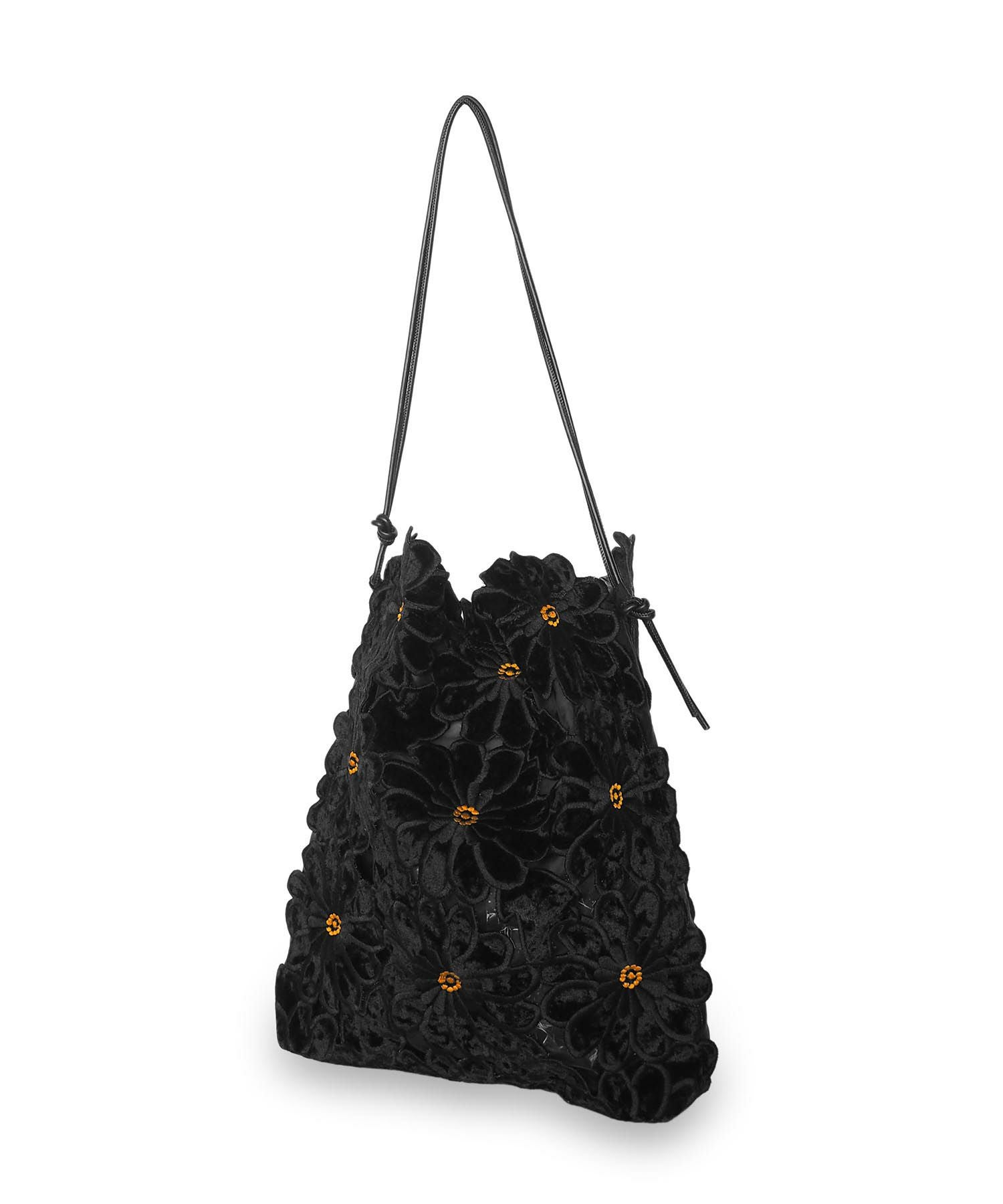 HEY! Mrs ROSE(ヘイ！ミセスローズ)ベロアフラワーTOTE | CASSELINI