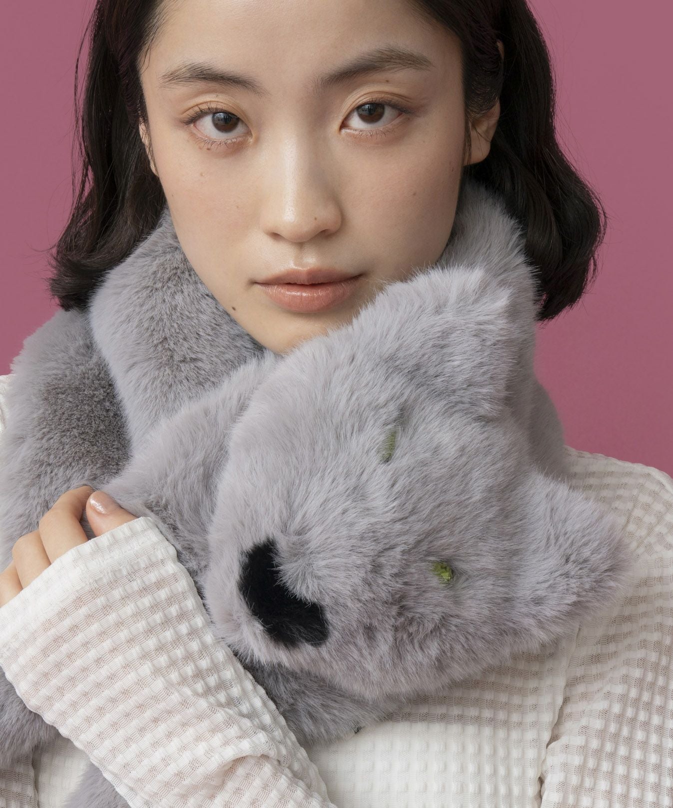 Casselini(キャセリーニ)フェイクフォックスマフラー | CASSELINI