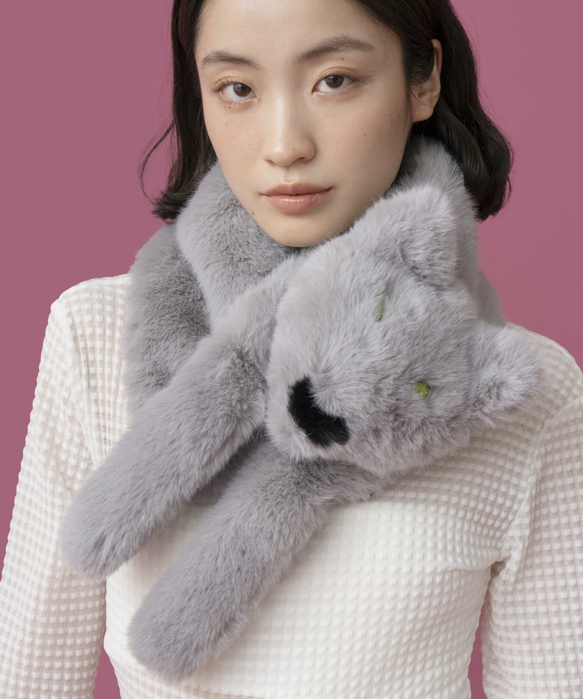 Casselini(キャセリーニ)フェイクフォックスマフラー | CASSELINI