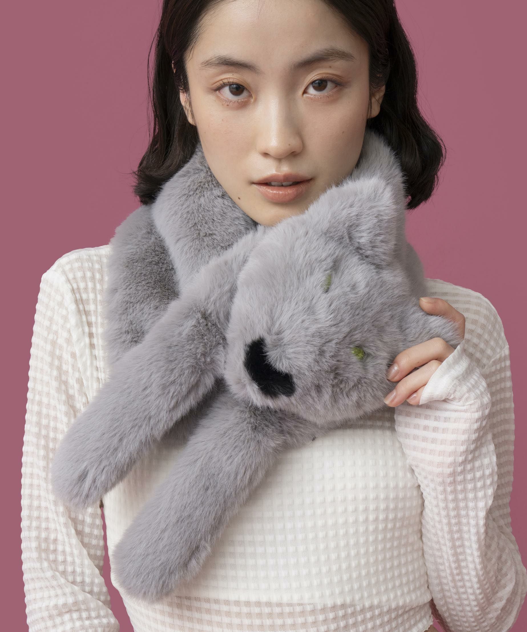 Casselini(キャセリーニ)フェイクフォックスマフラー | CASSELINI