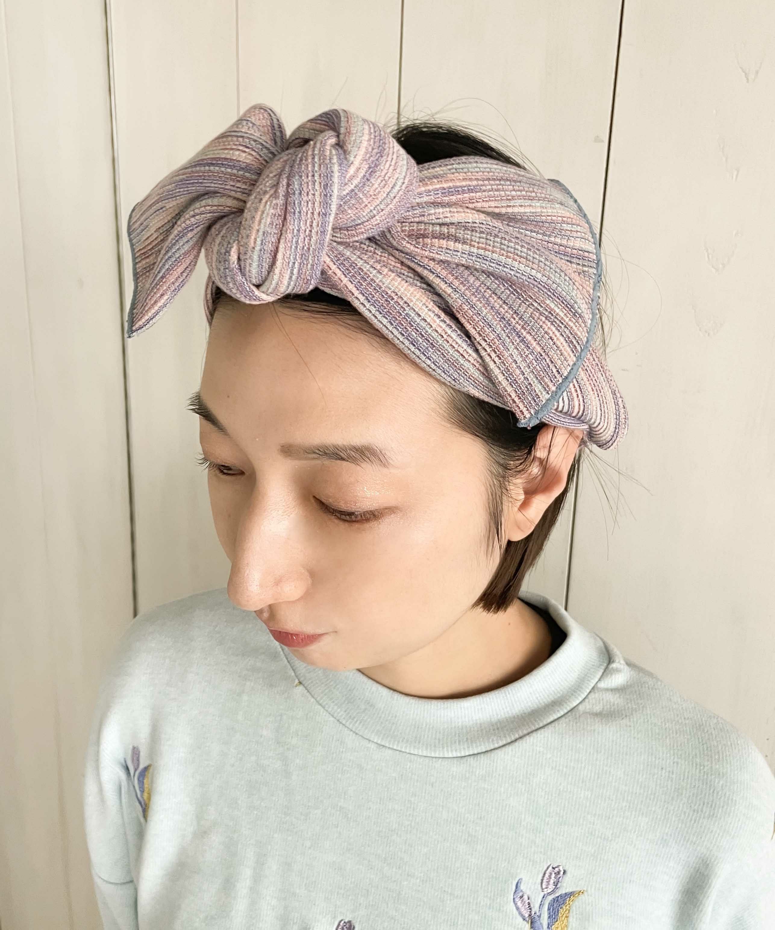 Casselini HOME(キャセリーニ ホーム)ビッグリボンメロウヘアバンド