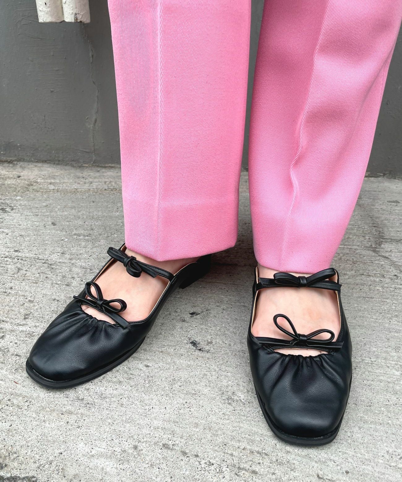 Casselini(キャセリーニ)ギャザーリボンミュール | CASSELINI ONLINE SHOP