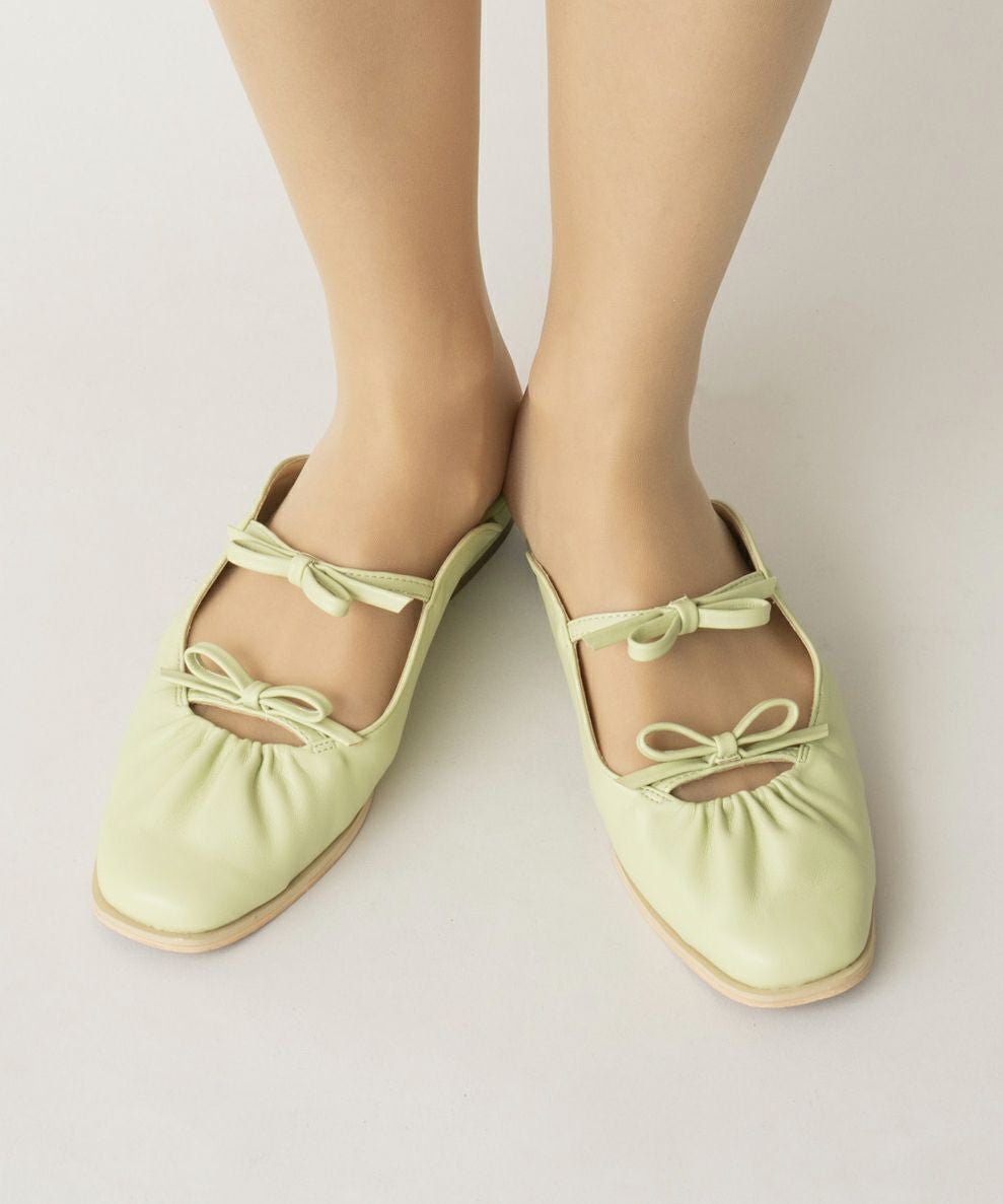 Casselini(キャセリーニ)ギャザーリボンミュール | CASSELINI ONLINE SHOP