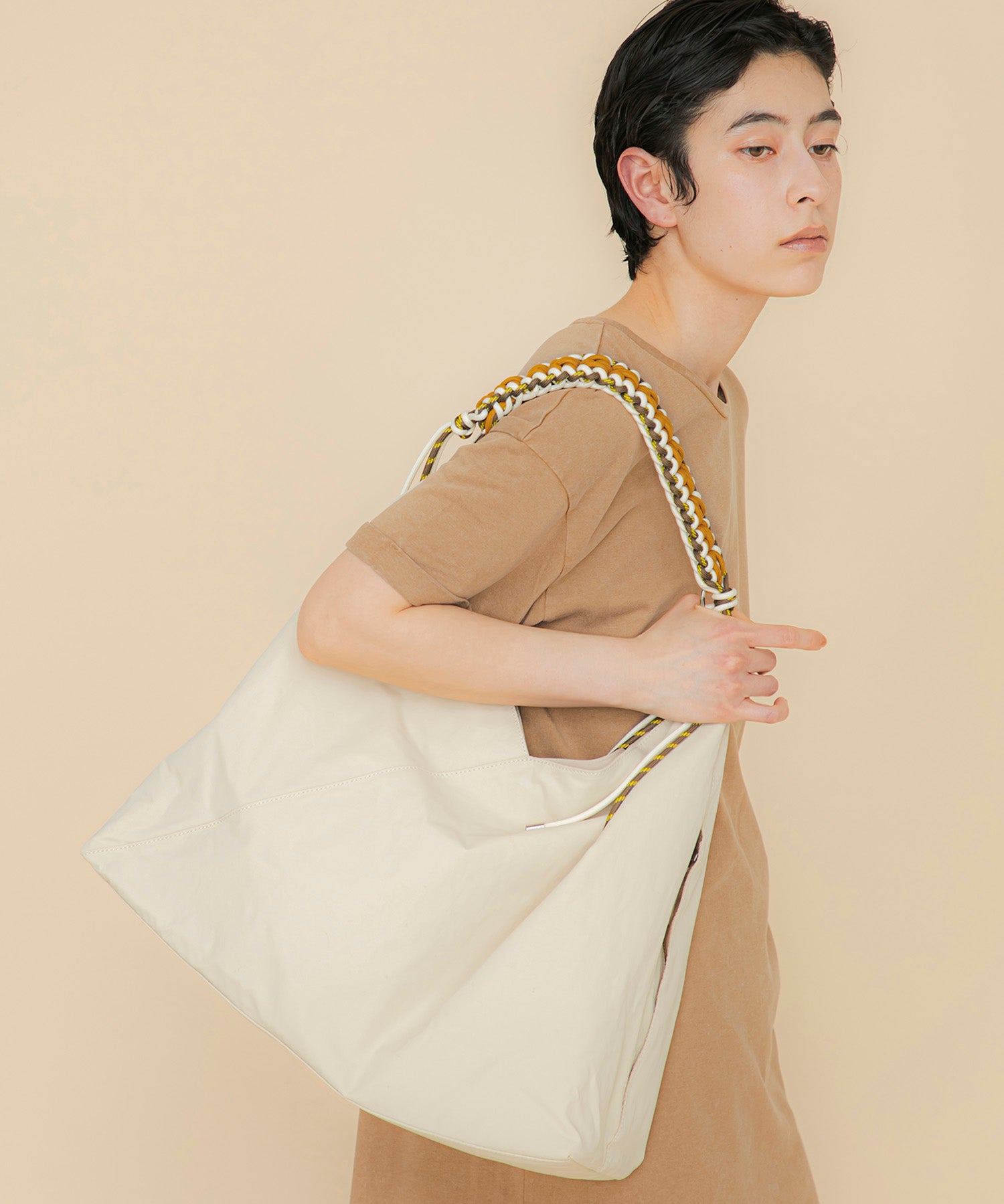 ❤️着物お出かけバンブーbag 気品溢れる大人Black 豪華刺繍上質リネン仕様 SUPER HAKKA×Ball＆Chain うさぎの隠れ家刺繍