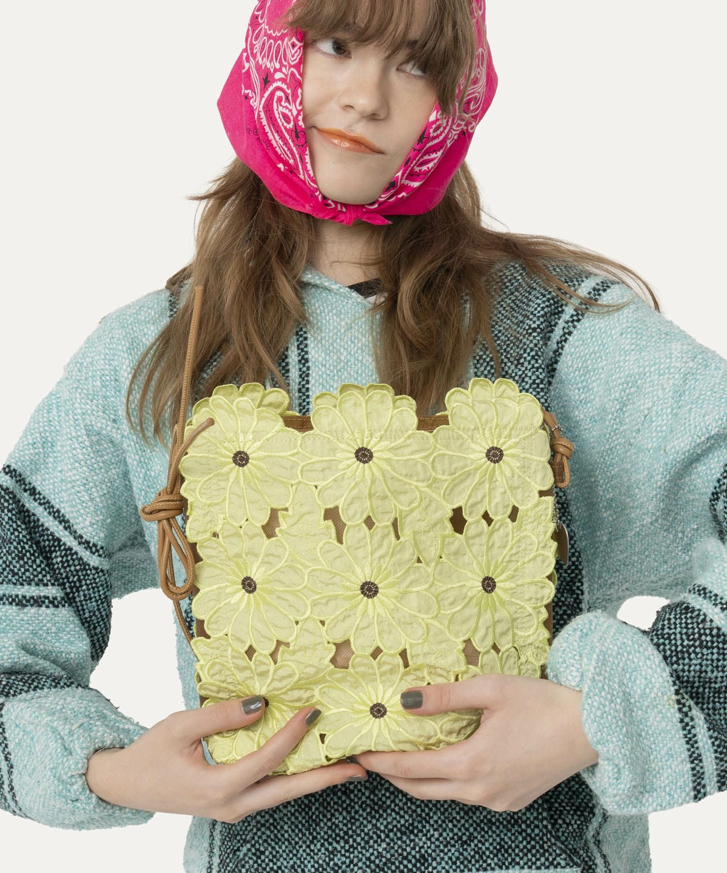 HEY! Mrs ROSE(ヘイ！ミセスローズ)フラワー刺繍TOTE mini | CASSELINI