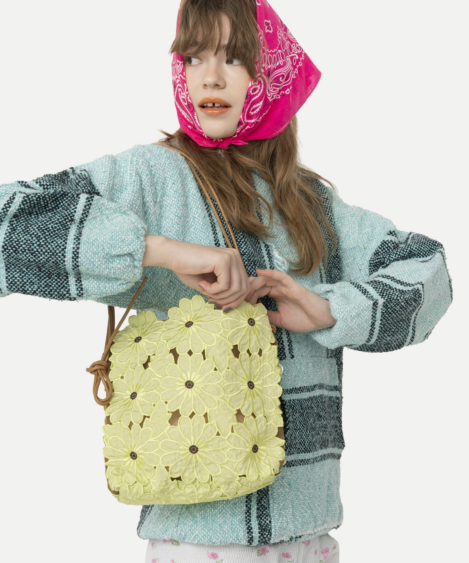 HEY! Mrs ROSE(ヘイ！ミセスローズ)フラワー刺繍TOTE mini | CASSELINI