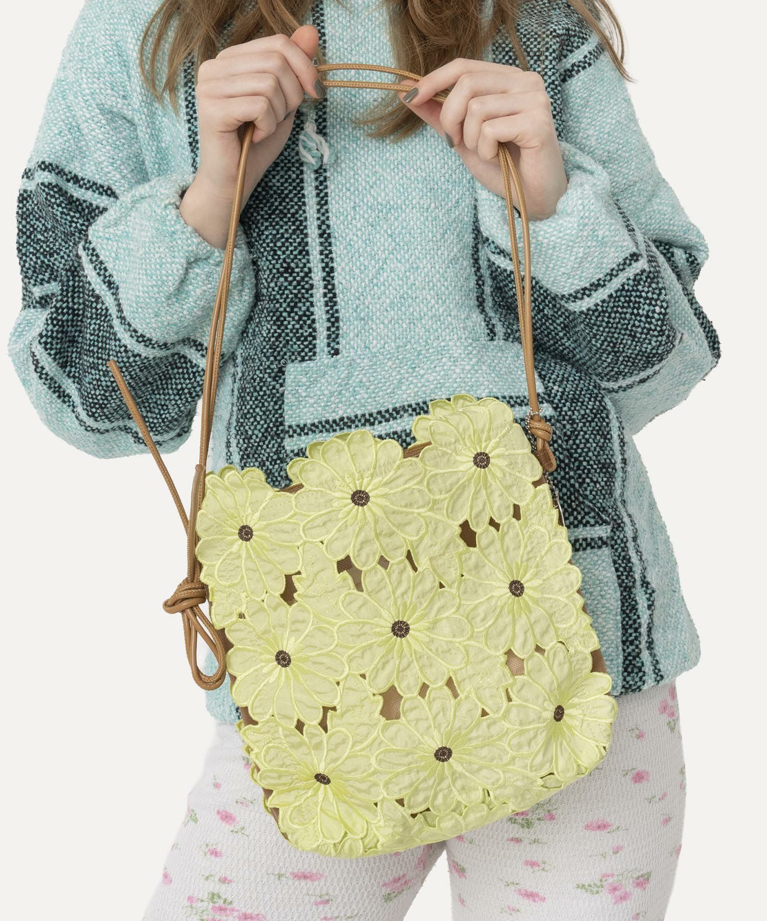 HEY! Mrs ROSE(ヘイ！ミセスローズ)フラワー刺繍TOTE mini | CASSELINI