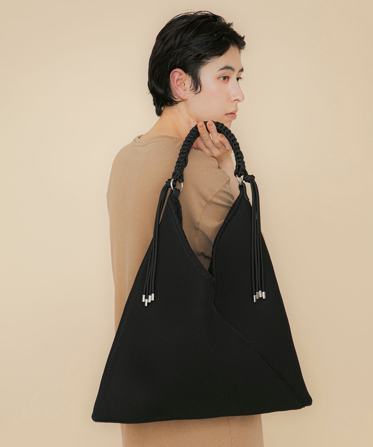 LE VERNIS] Paracord handle mesh bag | CASSELINI ONLINE SHOP