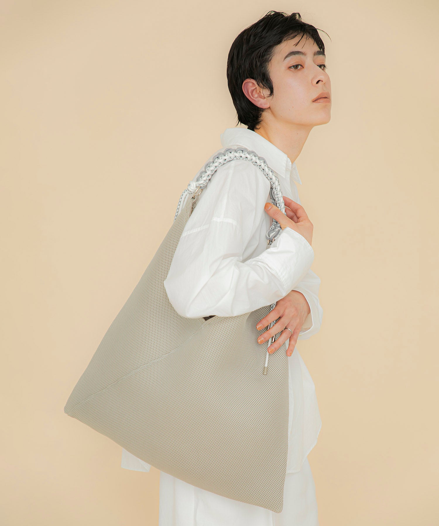 LE VERNIS] Paracord handle mesh bag | CASSELINI ONLINE SHOP
