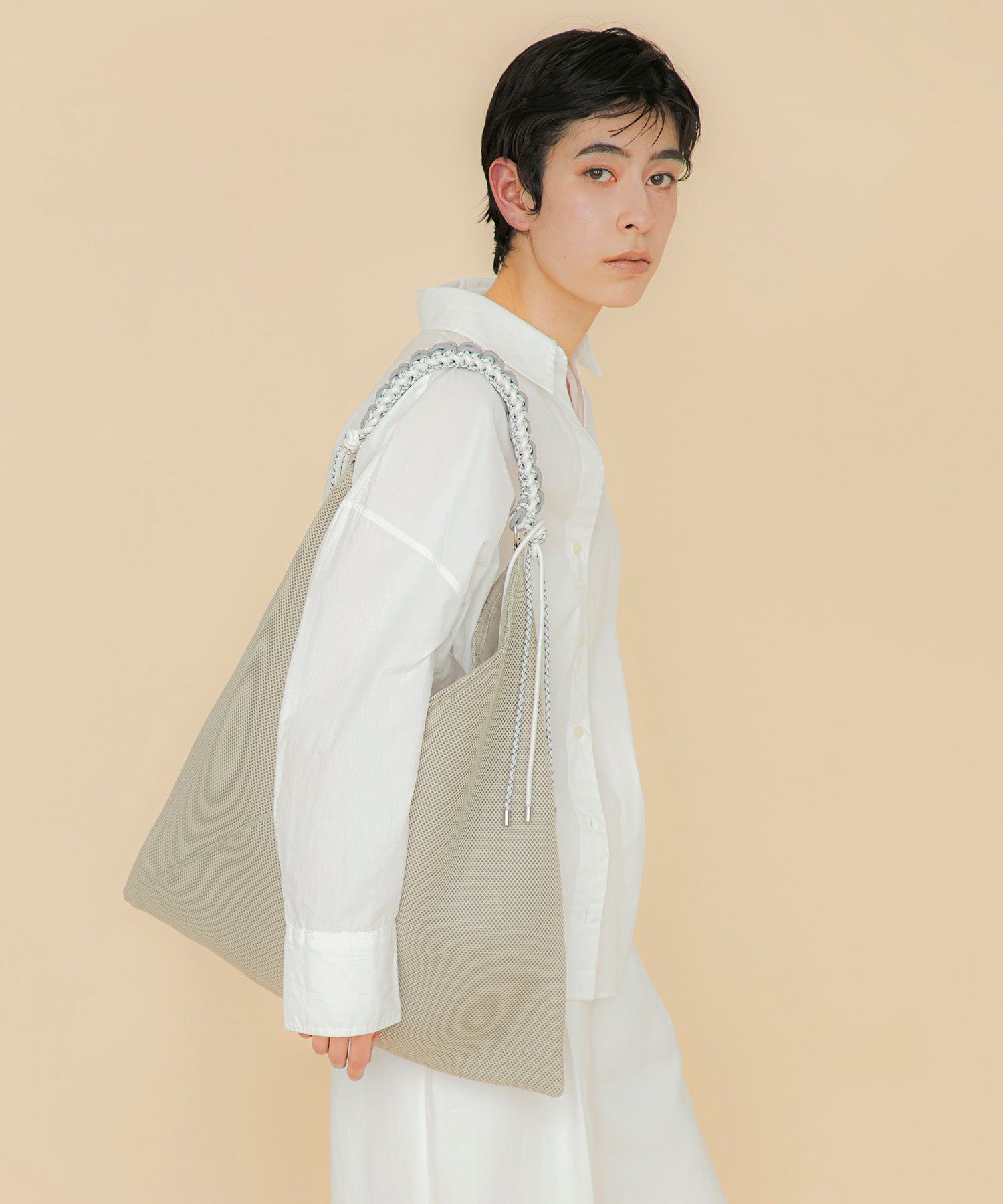LE VERNIS] Paracord handle mesh bag | CASSELINI ONLINE SHOP