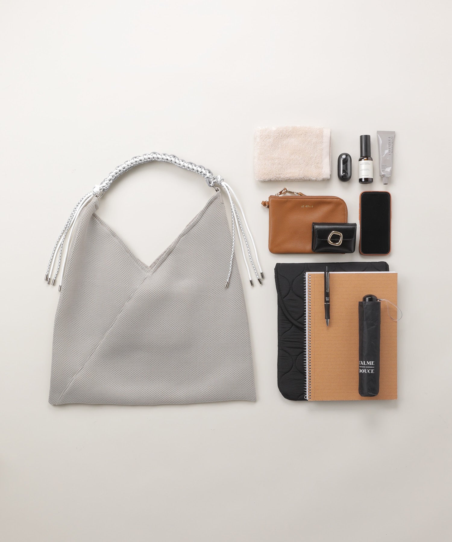 LE VERNIS] Paracord handle mesh bag | CASSELINI ONLINE SHOP