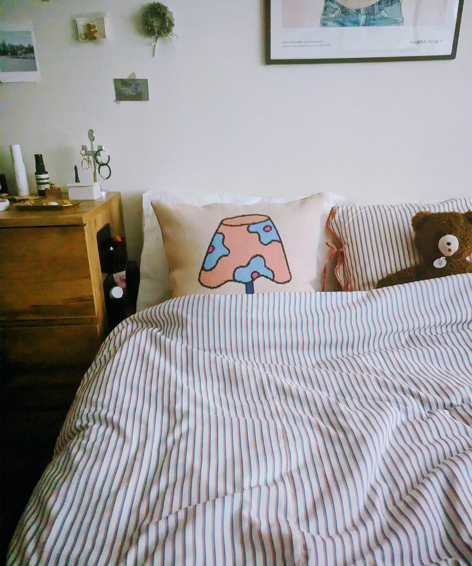 Casselini HOME(キャセリーニ ホーム)ストライプ布団カバー