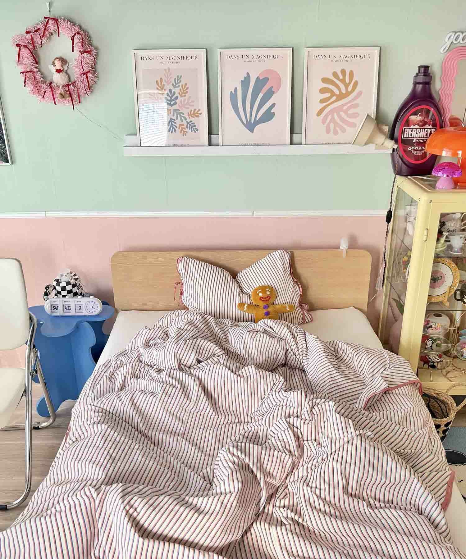 Casselini HOME(キャセリーニ ホーム)ストライプ布団カバー