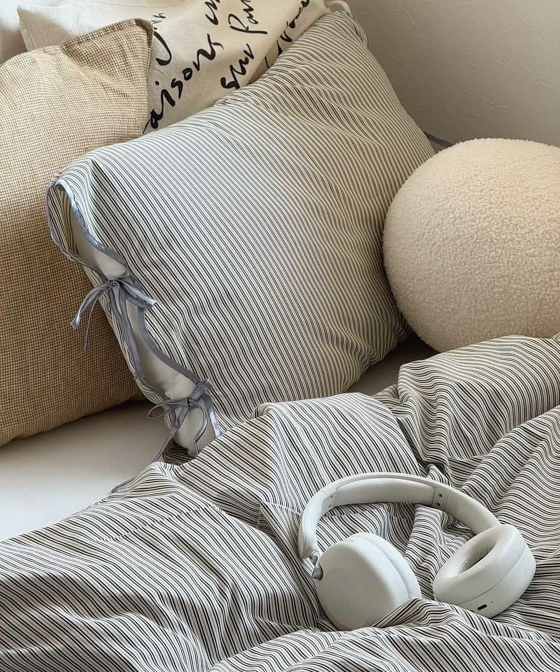 Casselini HOME(キャセリーニ ホーム)ストライプ枕カバー | CASSELINI