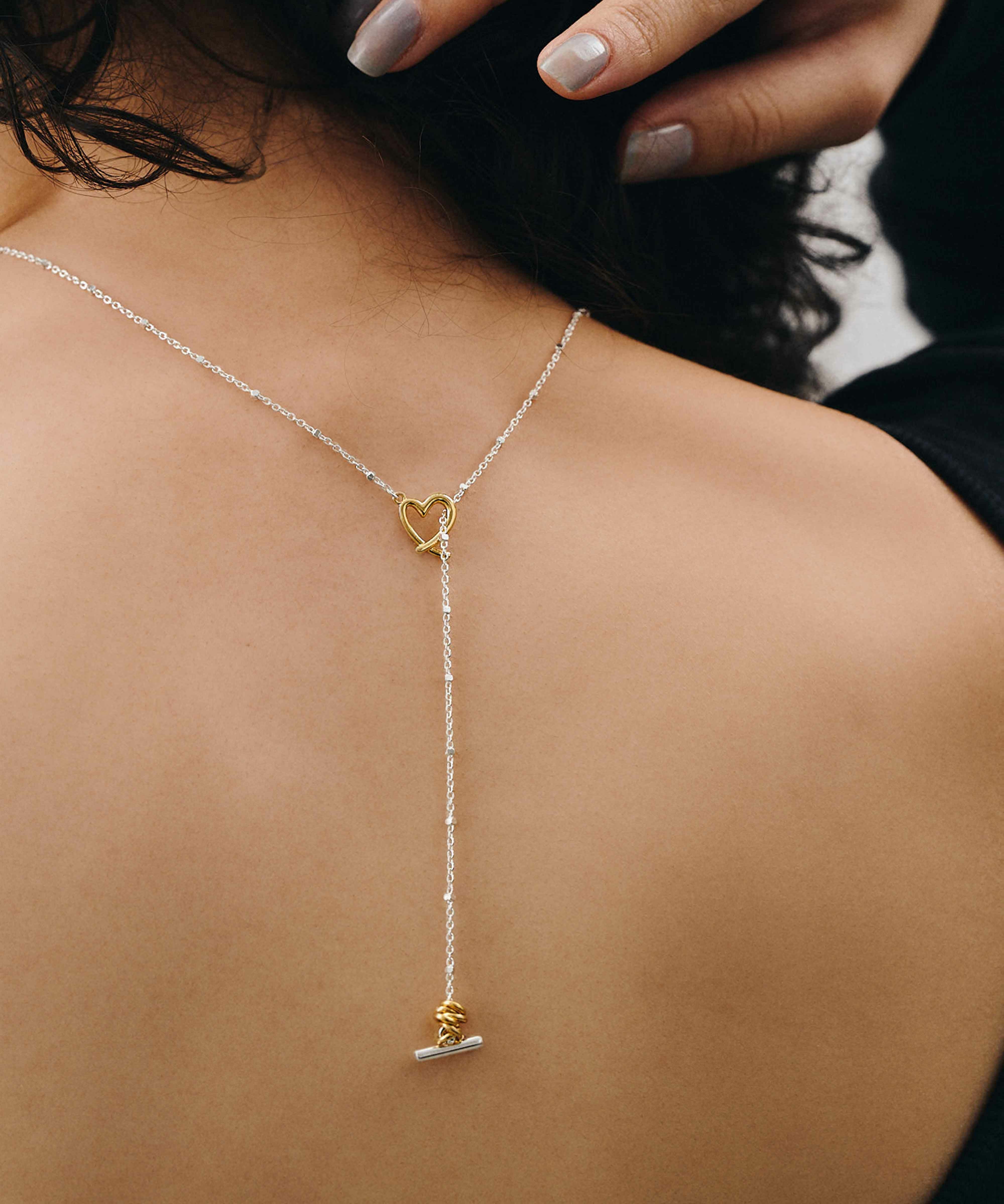 LAPUIS] Line coil heart necklace B | CASSELINI ONLINE SHOP