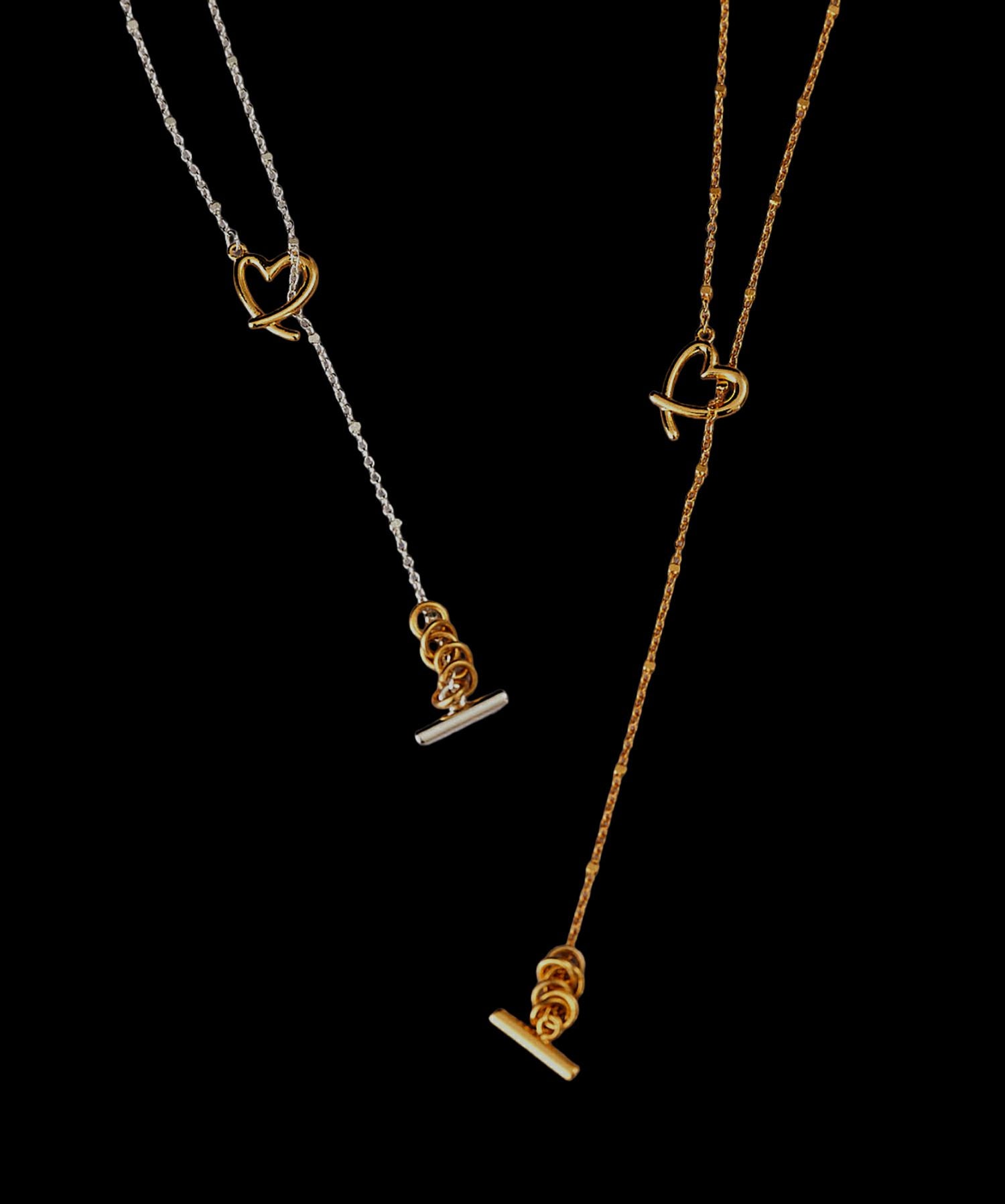 LAPUIS] Line coil heart necklace A | CASSELINI ONLINE SHOP