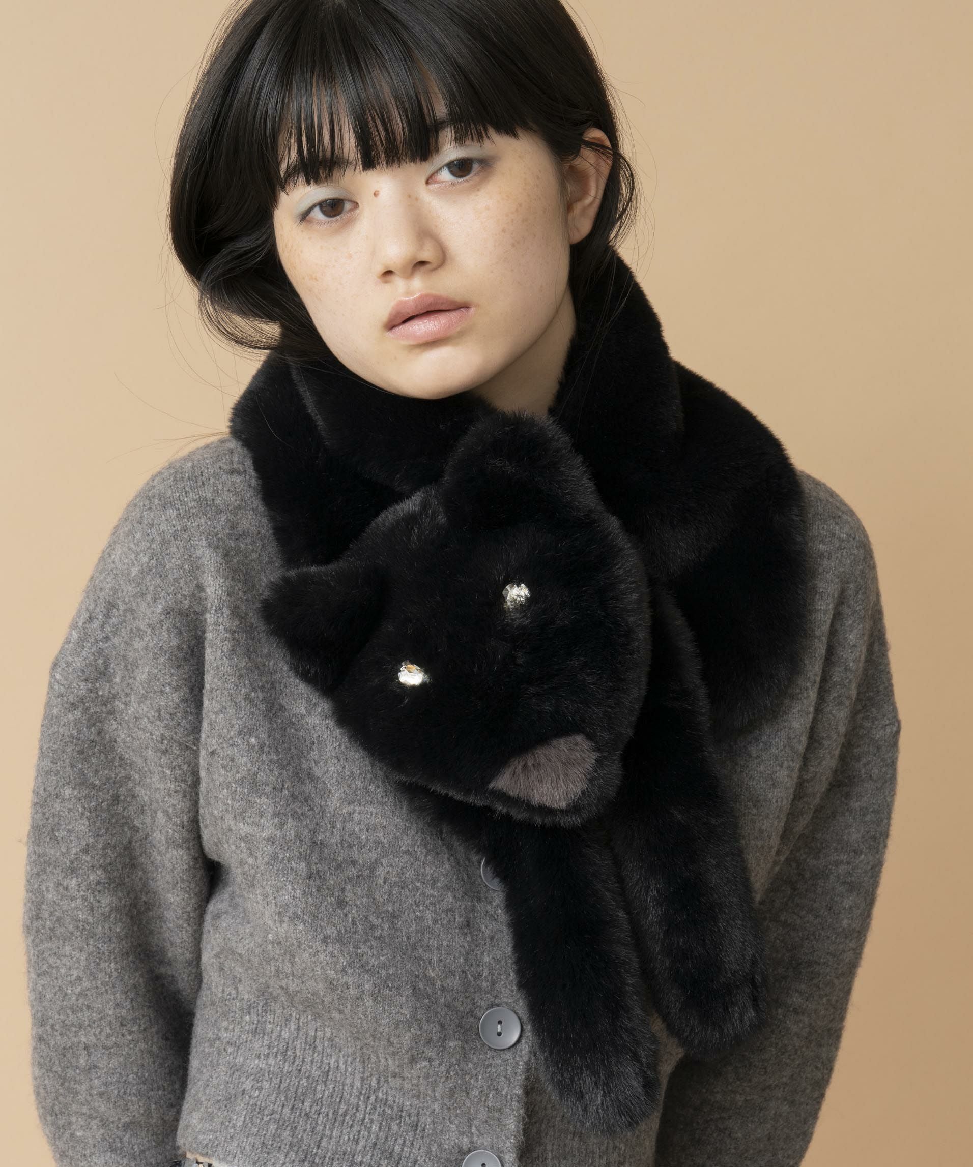 Casselini(キャセリーニ)フェイクフォックスマフラー | CASSELINI