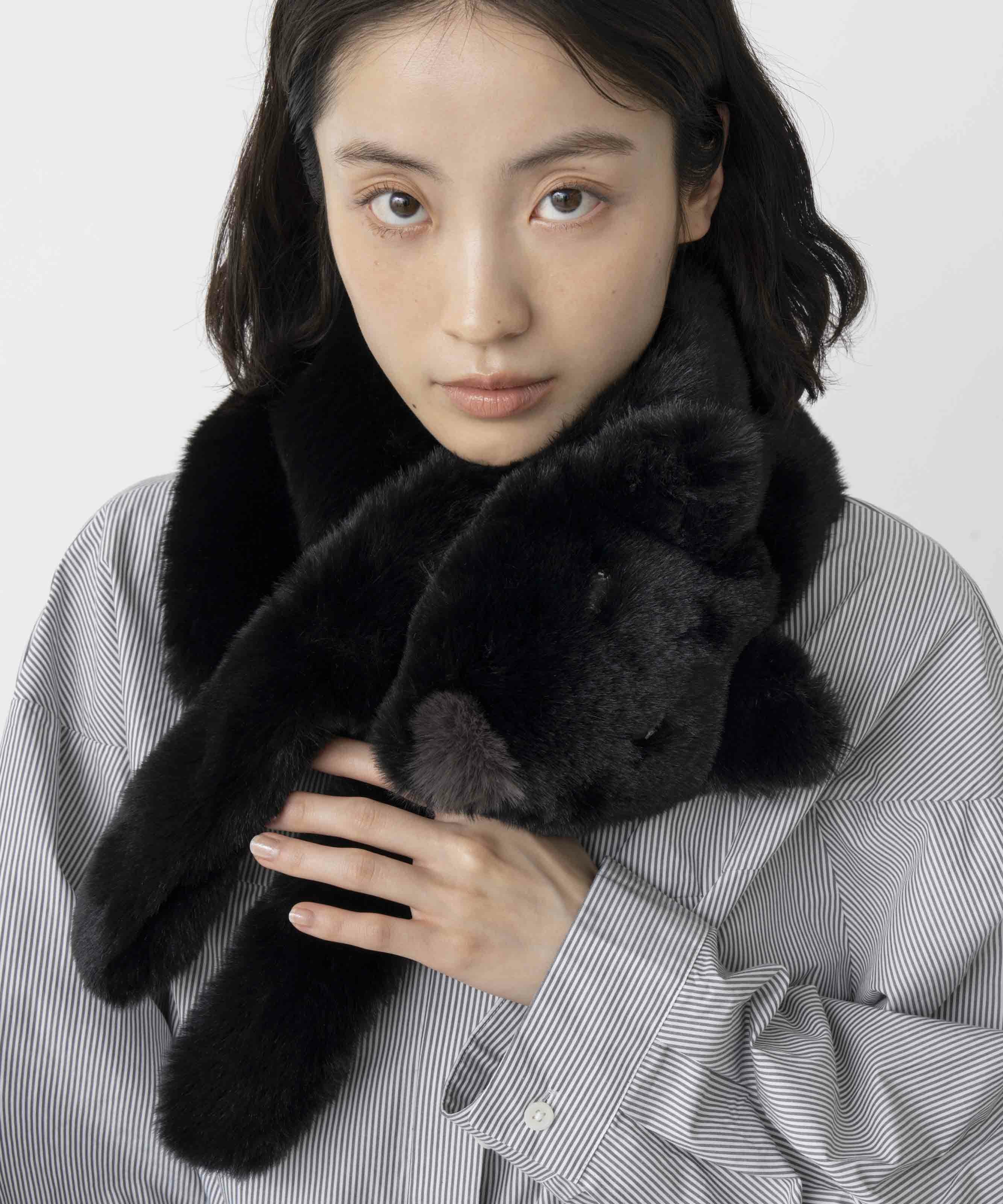 Casselini(キャセリーニ)フェイクフォックスマフラー | CASSELINI