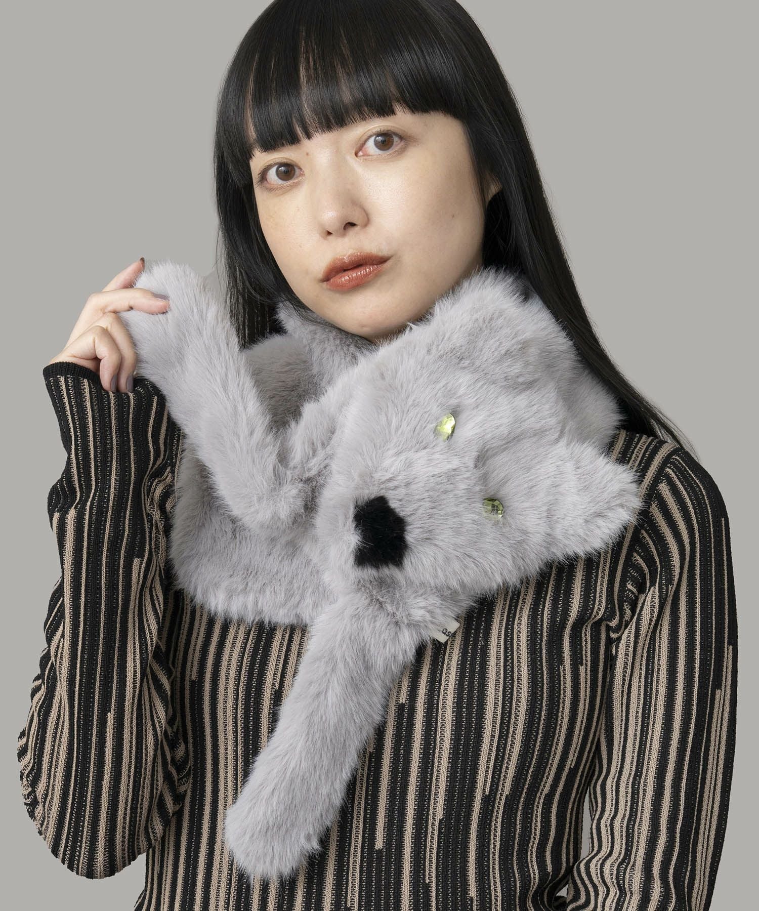 Casselini(キャセリーニ)フェイクフォックスマフラー | CASSELINI