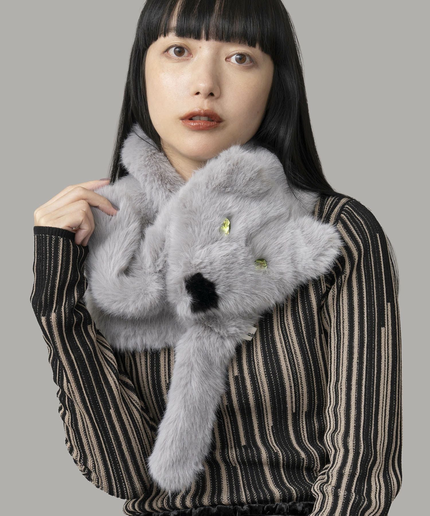 Casselini(キャセリーニ)フェイクフォックスマフラー | CASSELINI