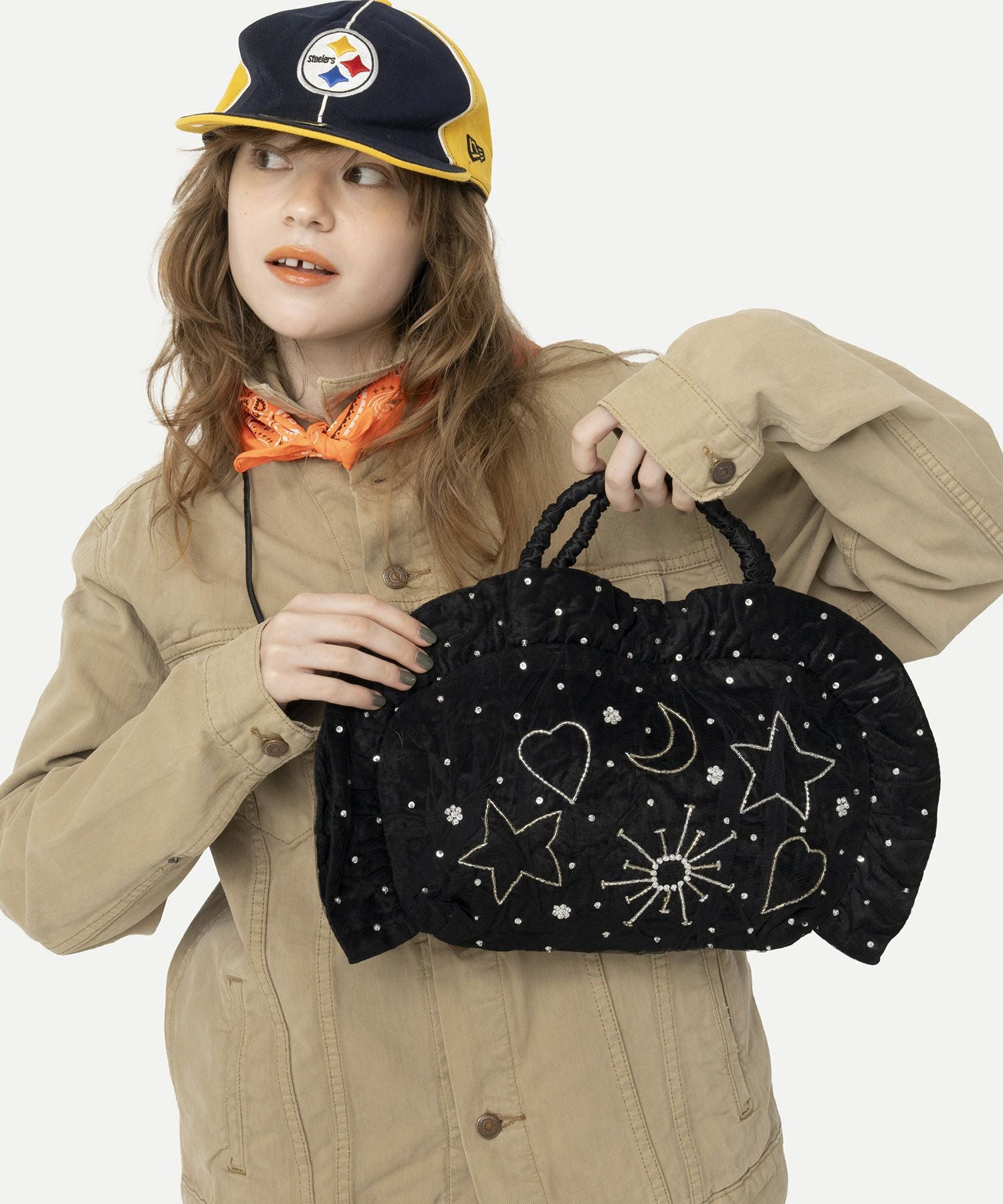 HEY! Mrs ROSE(ヘイ！ミセスローズ)Velvet Gyoza Bag | CASSELINI