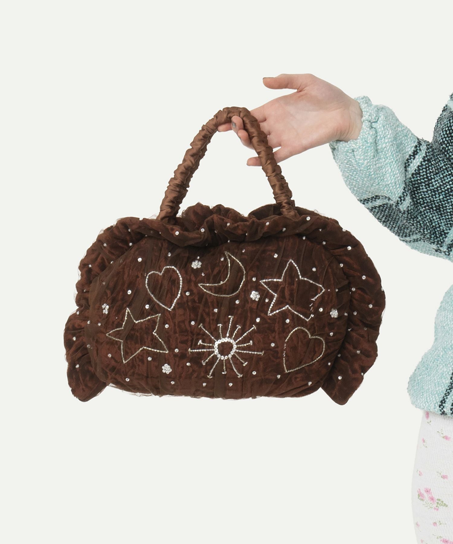 HEY! Mrs ROSE(ヘイ！ミセスローズ)Velvet Gyoza Bag | CASSELINI