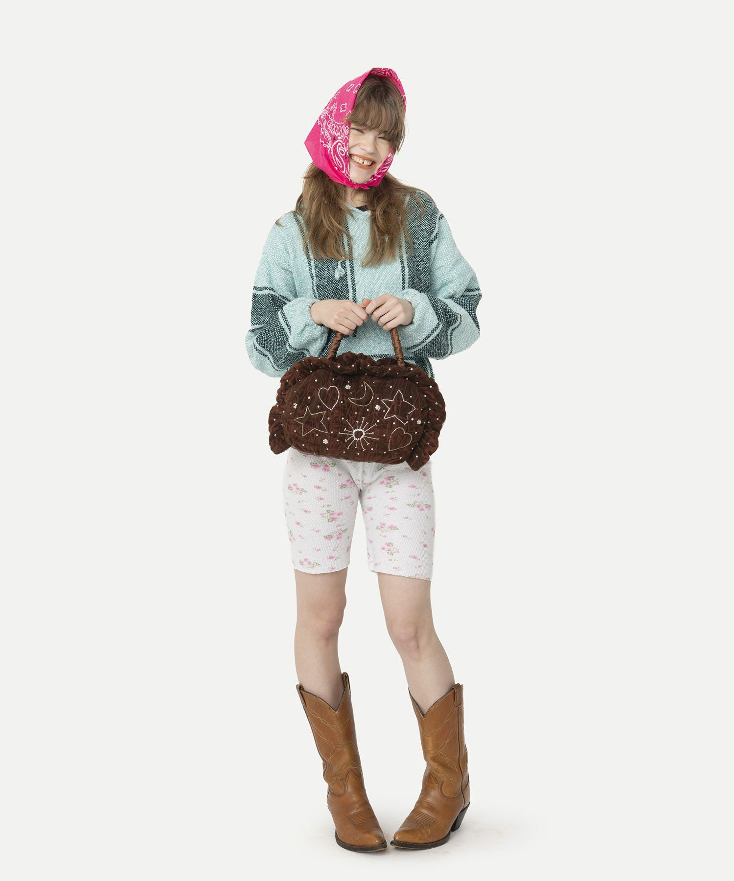 HEY! Mrs ROSE(ヘイ！ミセスローズ)Velvet Gyoza Bag | CASSELINI