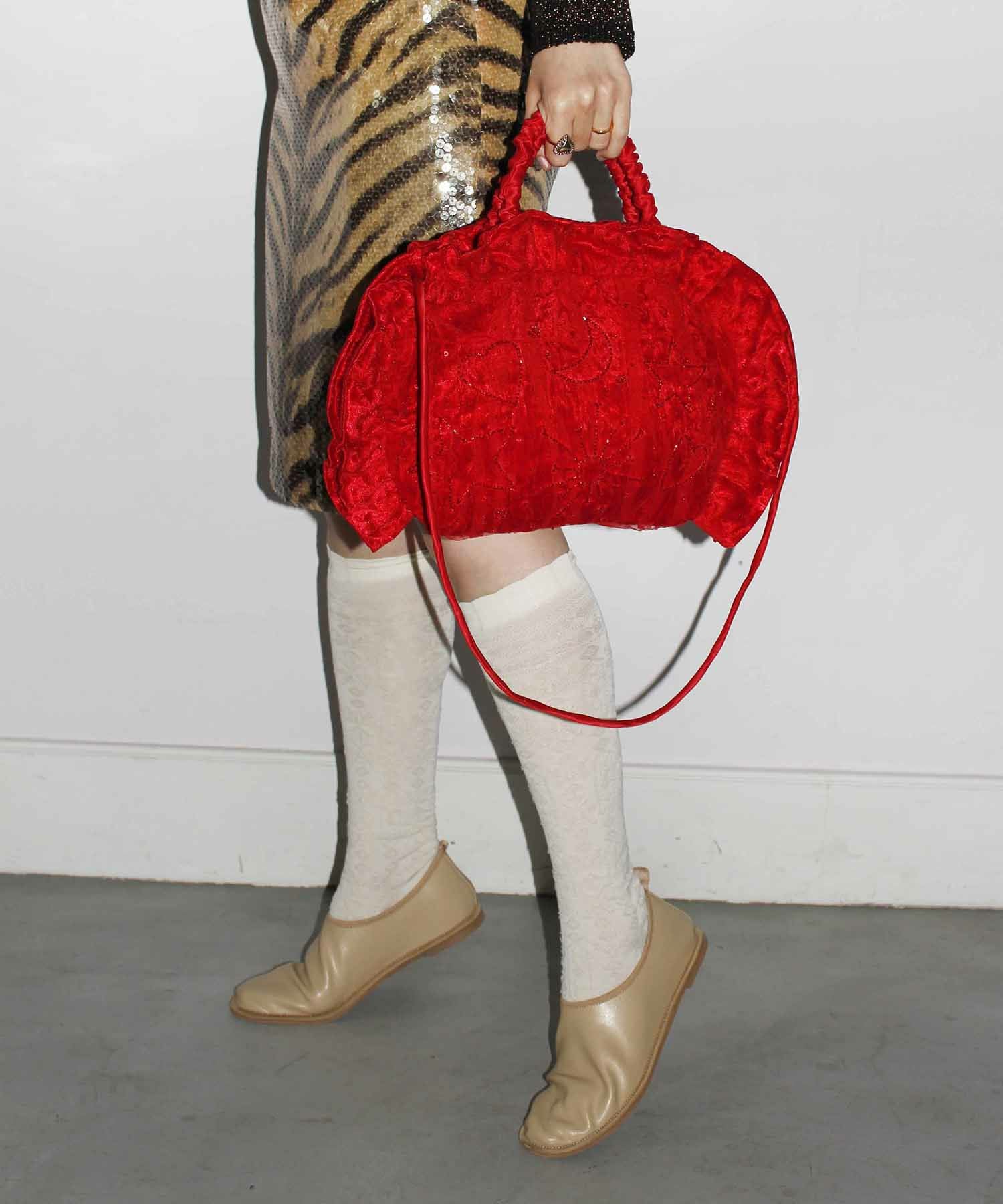 HEY!MrsROSE✺Velvet Gyoza Bag ギョーザバッグ 希少 HEY! Mrs ROSE(ヘイ！ミセスローズ)Velvet Gyoza Bag | CASSELINI
