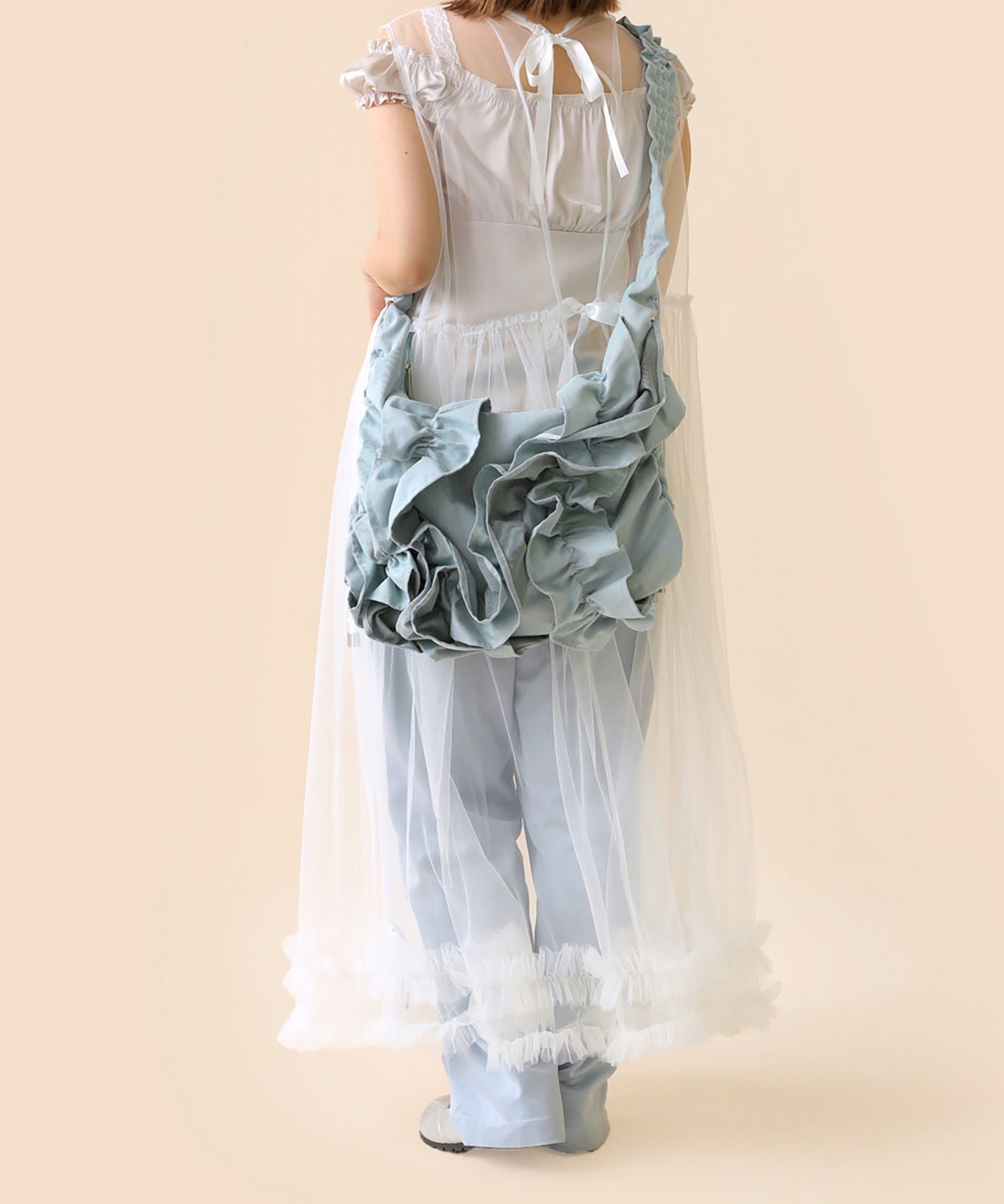 Casselini(キャセリーニ)ボリュームフリルビッグショルダー