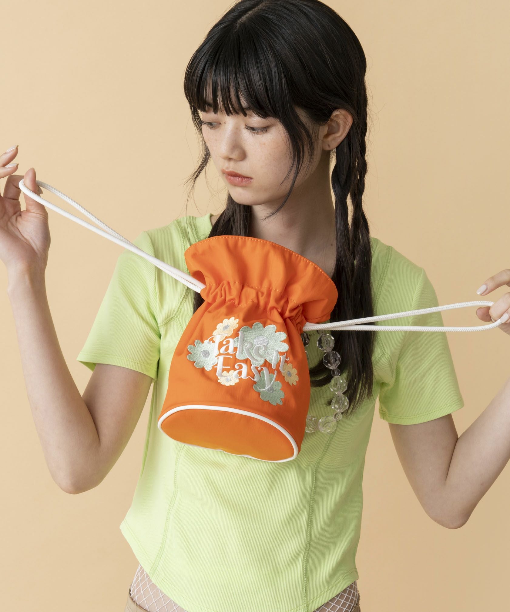 Casselini(キャセリーニ)ビーズハンドル巾着 | CASSELINI ONLINE SHOP